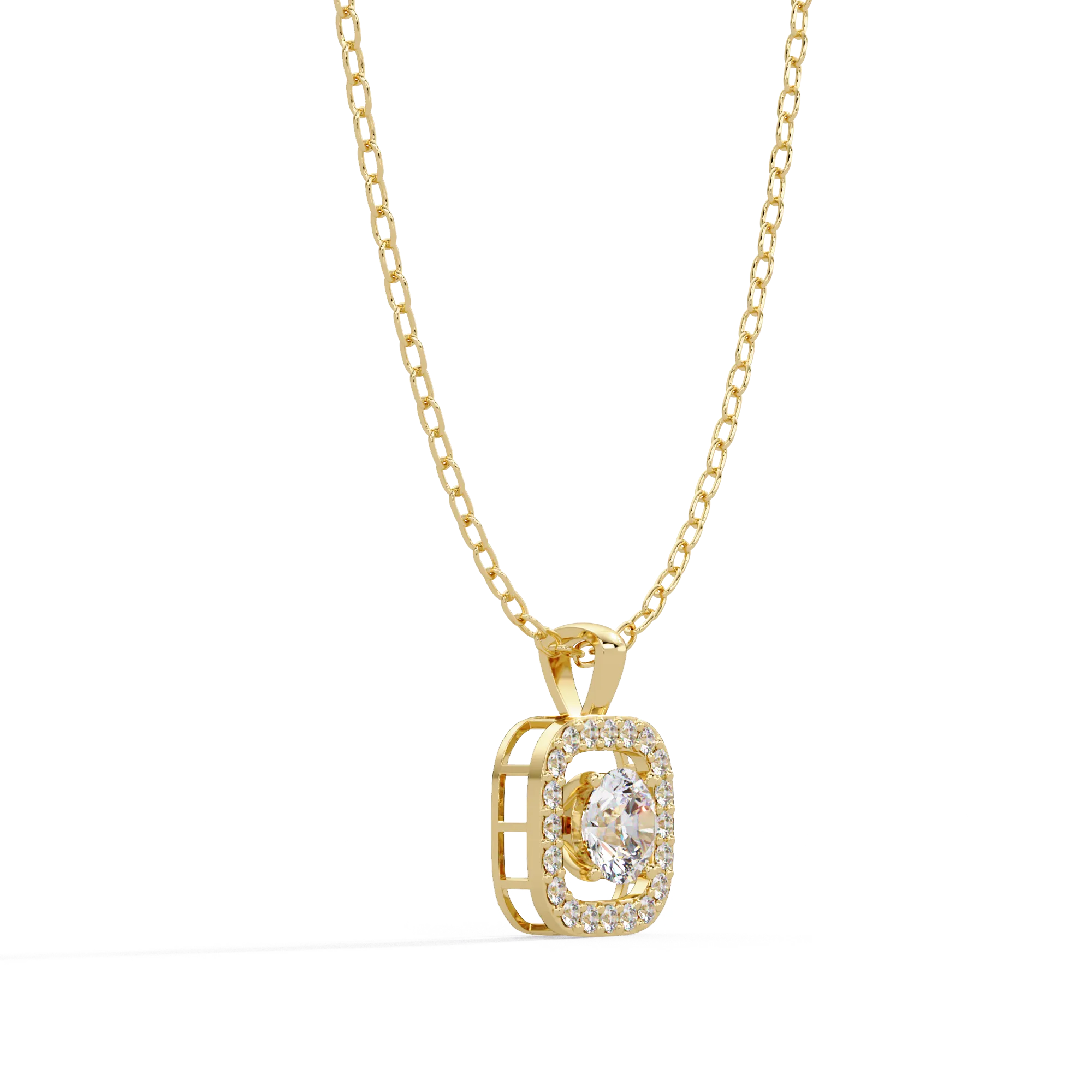 IGI Certified - 4.62 Ct. Lab Grown Diamond (VS/E-F) The Floating Brilliance Pendant
