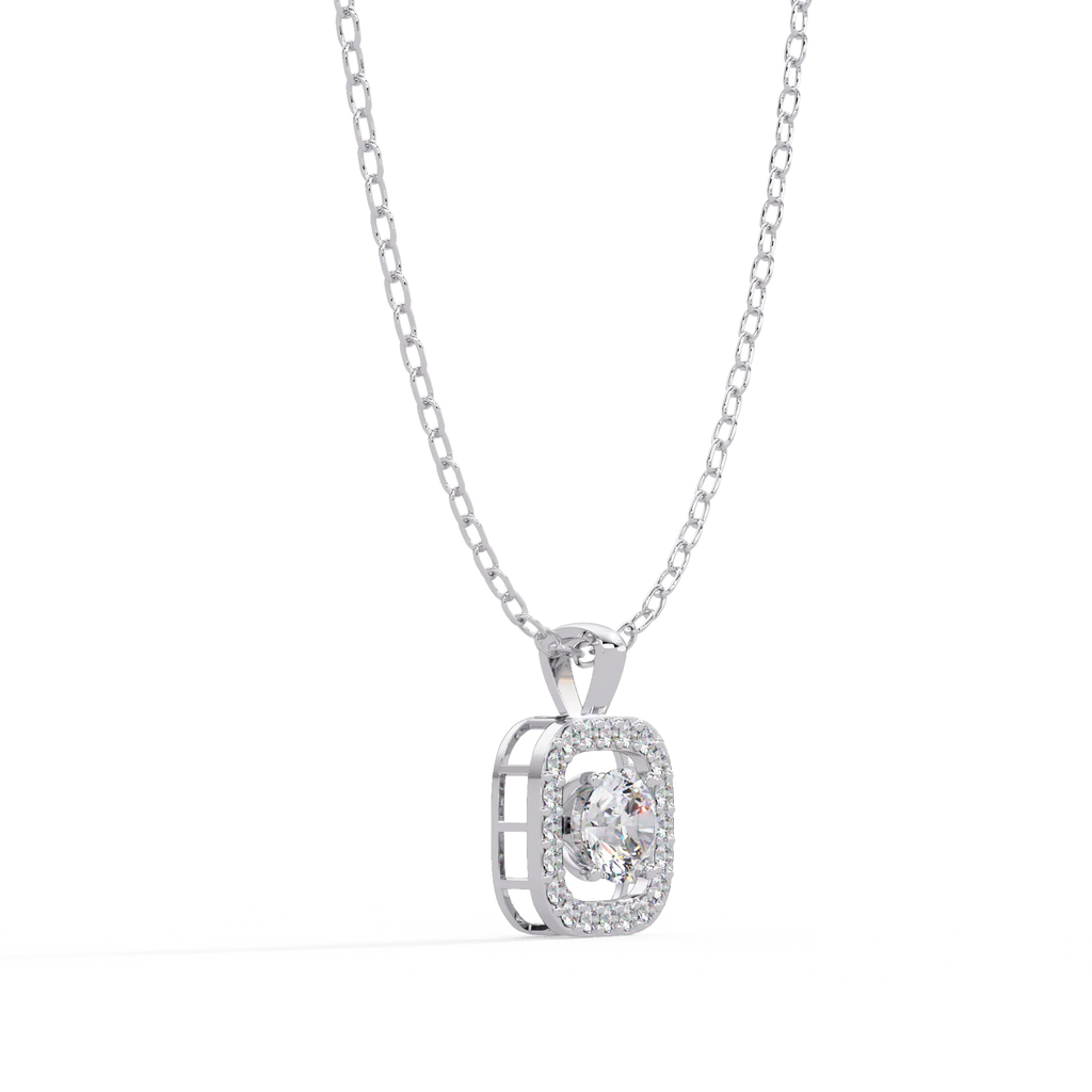 IGI Certified - 4.62 Ct. Lab Grown Diamond (VS/E-F) The Floating Brilliance Pendant