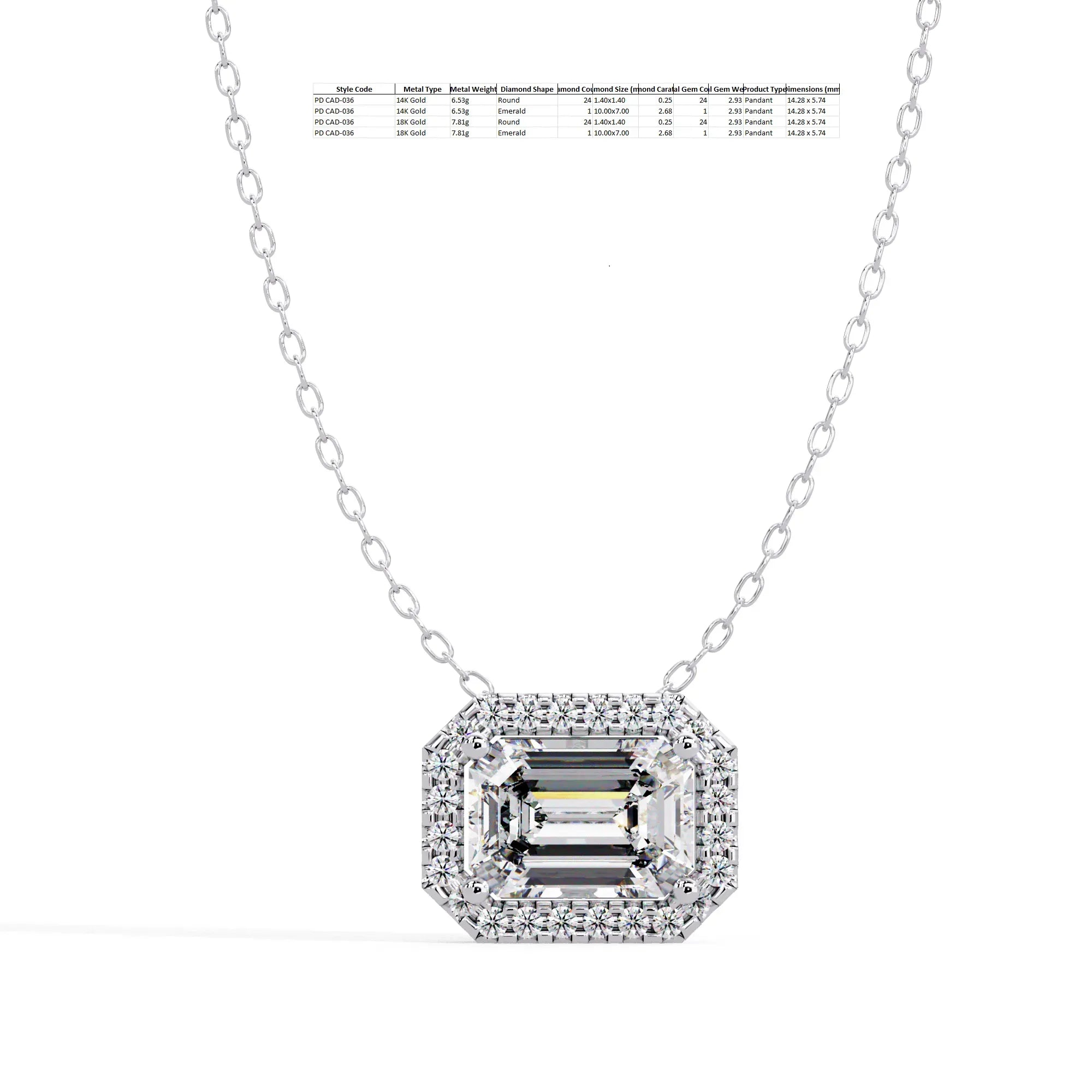 IGI Certified - 2.93 Ct. Lab Grown Diamond (VS/E-F) Morning Dew Halo Pendant