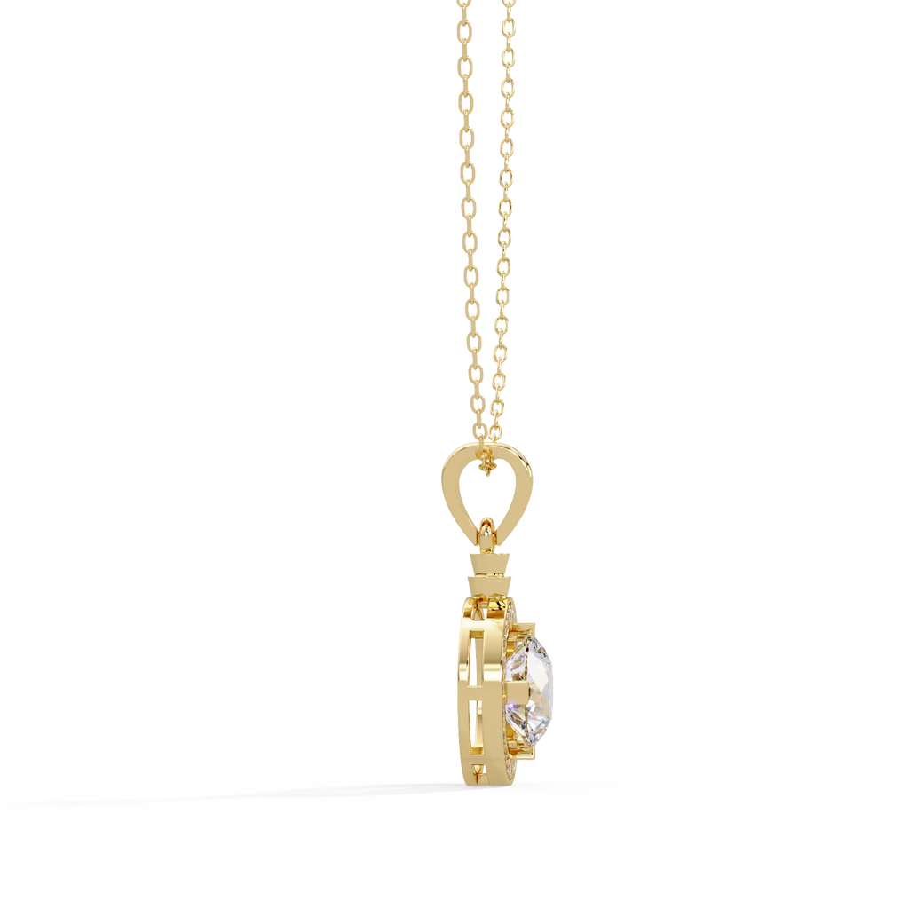 IGI Certified - 2.64 Ct. Lab Grown Diamond (VS/E-F) The "Ever-After" Diamond Pendant