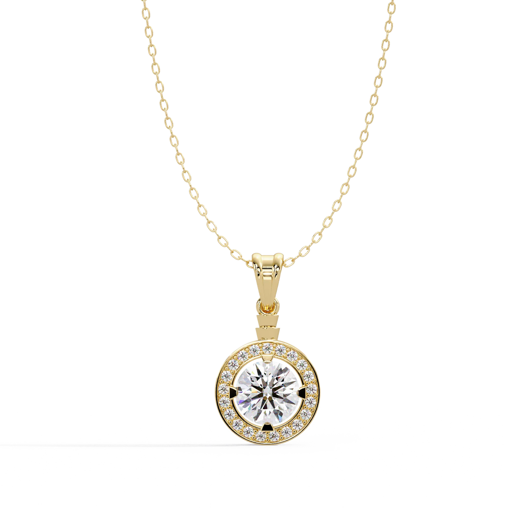 IGI Certified - 2.64 Ct. Lab Grown Diamond (VS/E-F) The "Ever-After" Diamond Pendant