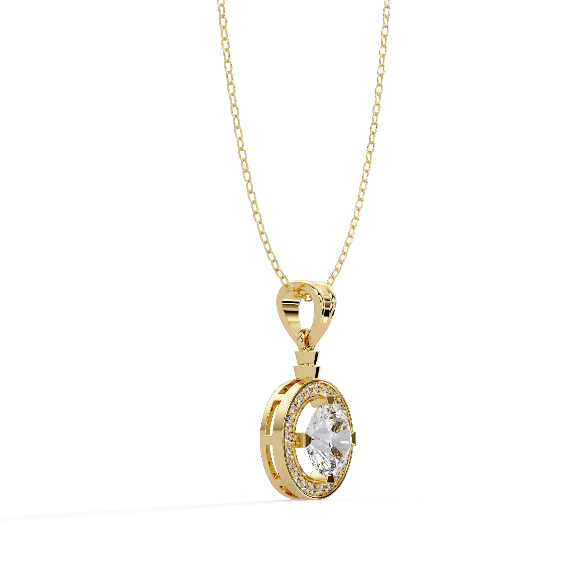 IGI Certified - 2.64 Ct. Lab Grown Diamond (VS/E-F) The "Ever-After" Diamond Pendant