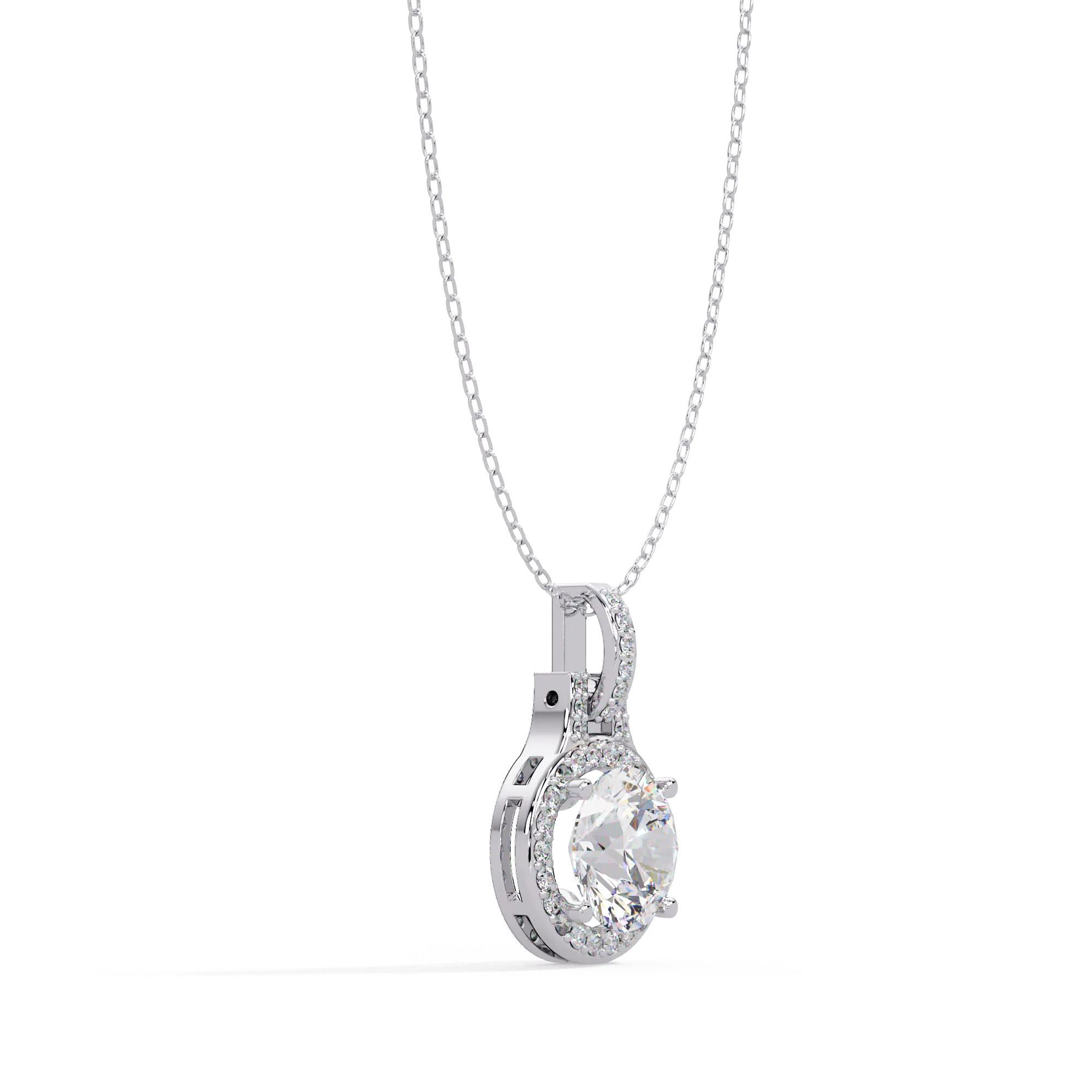 IGI Certified - 4.79 Ct. Lab Grown Diamond (VS/E-F) Cross Pendant