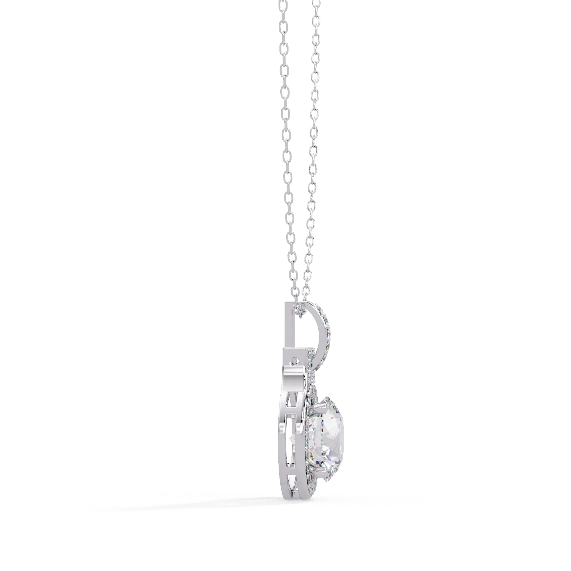 IGI Certified - 4.79 Ct. Lab Grown Diamond (VS/E-F) Cross Pendant