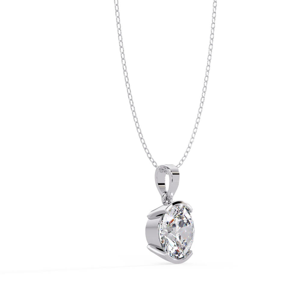 IGI Certified - 5.5 Ct. Lab Grown Diamond (VS/E-F) The Apex Tension Pendant