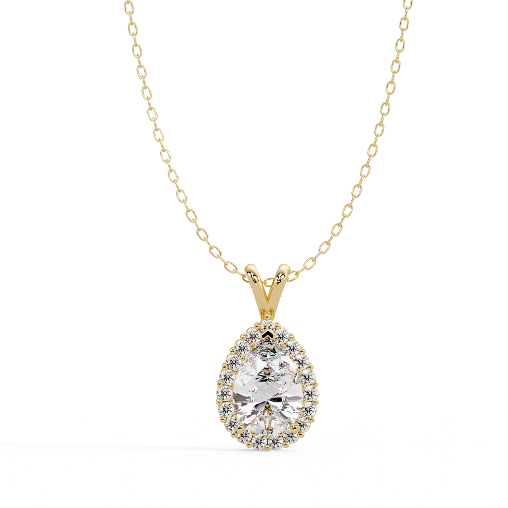 IGI Certified - 2.83 Ct. Lab Grown Diamond (VS/E-F) The Soft-Square Radiance Pendant