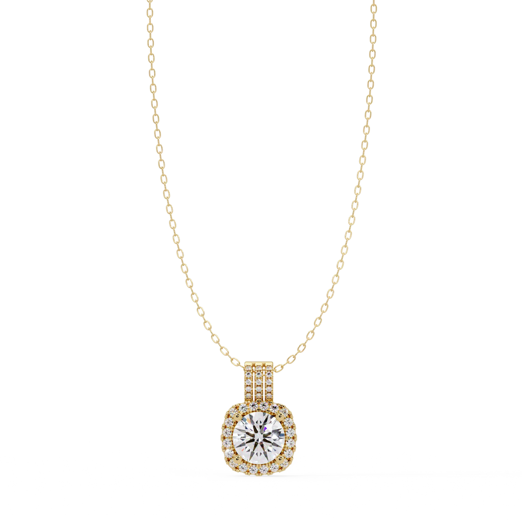 IGI Certified - 2.64 Ct. Lab Grown Diamond (VS/E-F) The Grand Gala Pendant