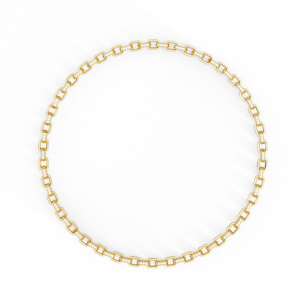 Diamond-Link Chain Bracelet