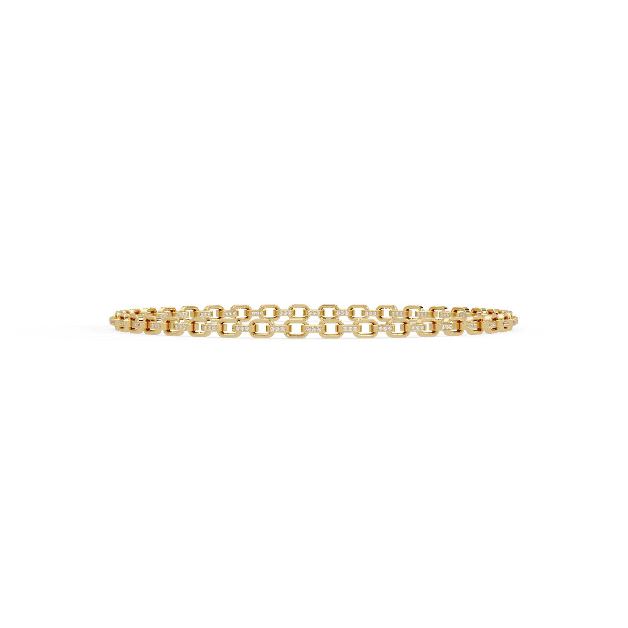 Diamond-Link Chain Bracelet