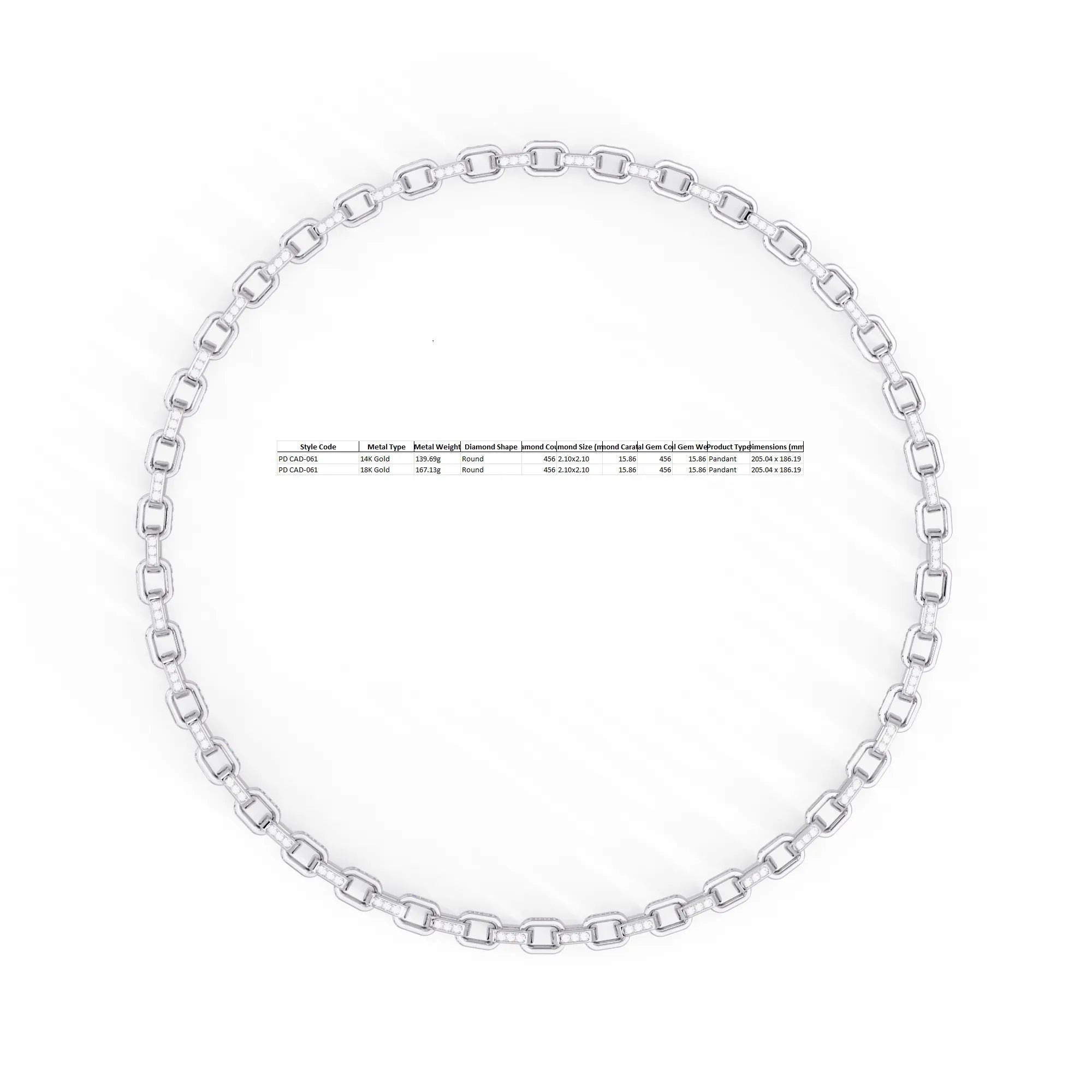 Diamond-Link Chain Bracelet