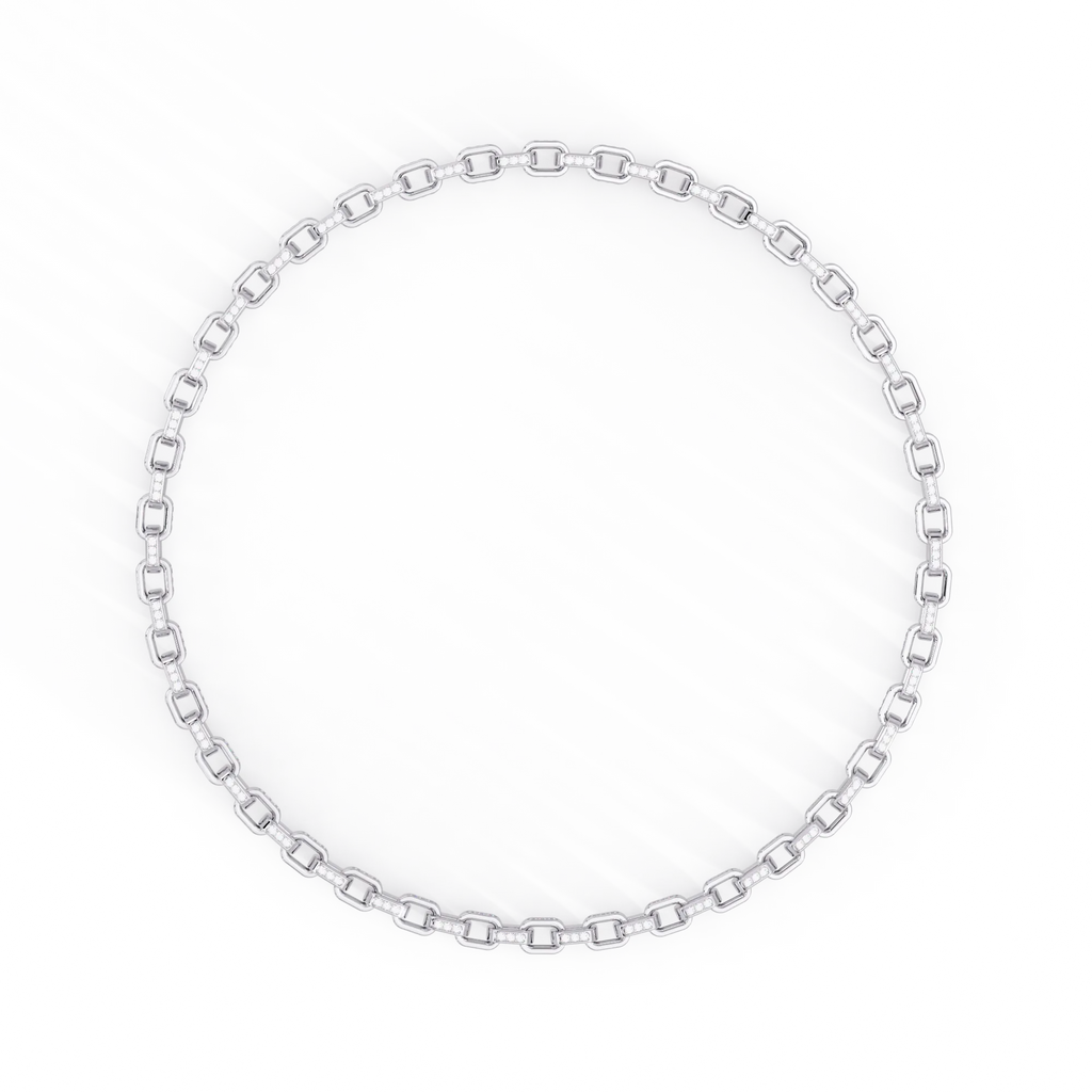 Diamond-Link Chain Bracelet