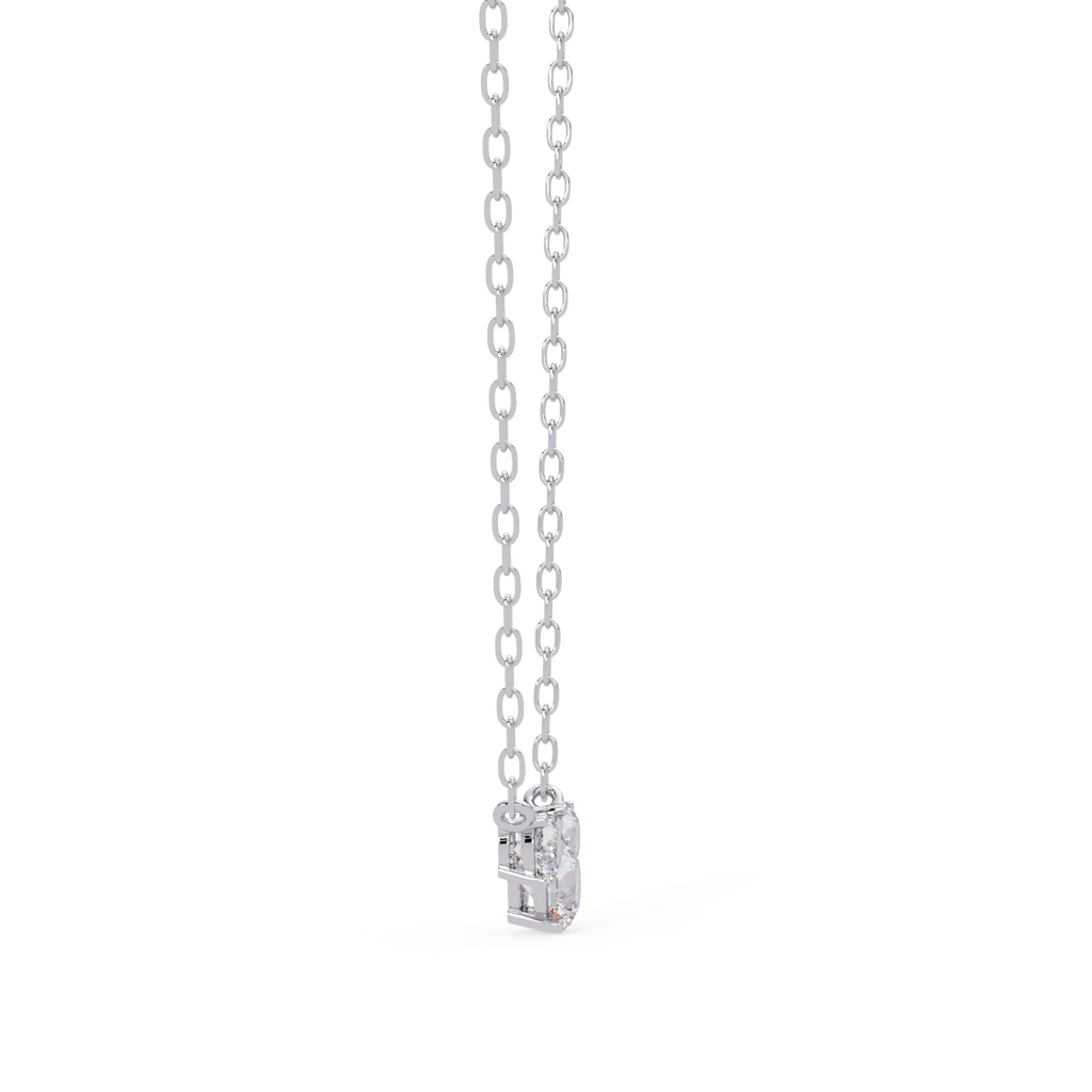 IGI Certified - 3.26 Ct. Lab Grown Diamond (VS/E-F) The Serenity Three-Stone Necklace