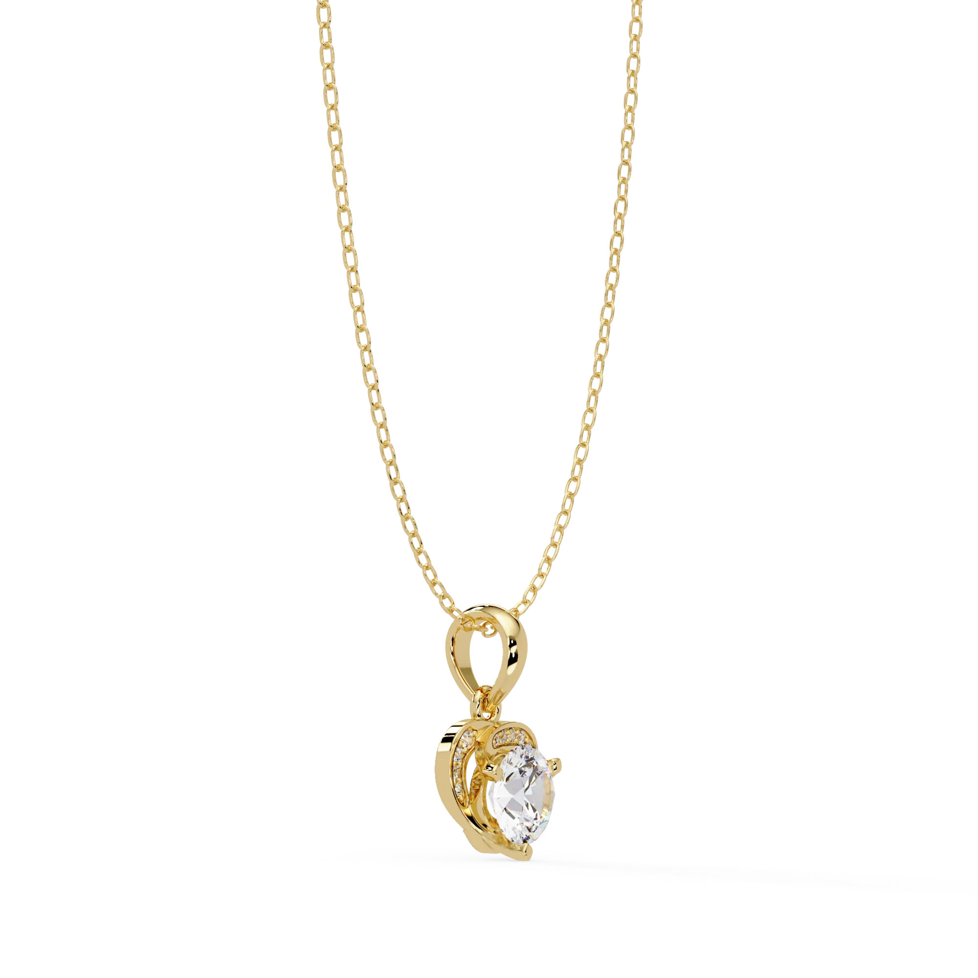 IGI Certified - 1.07 Ct. Lab Grown Diamond (VS/E-F) The Compassion Sparkle Heart Pendant