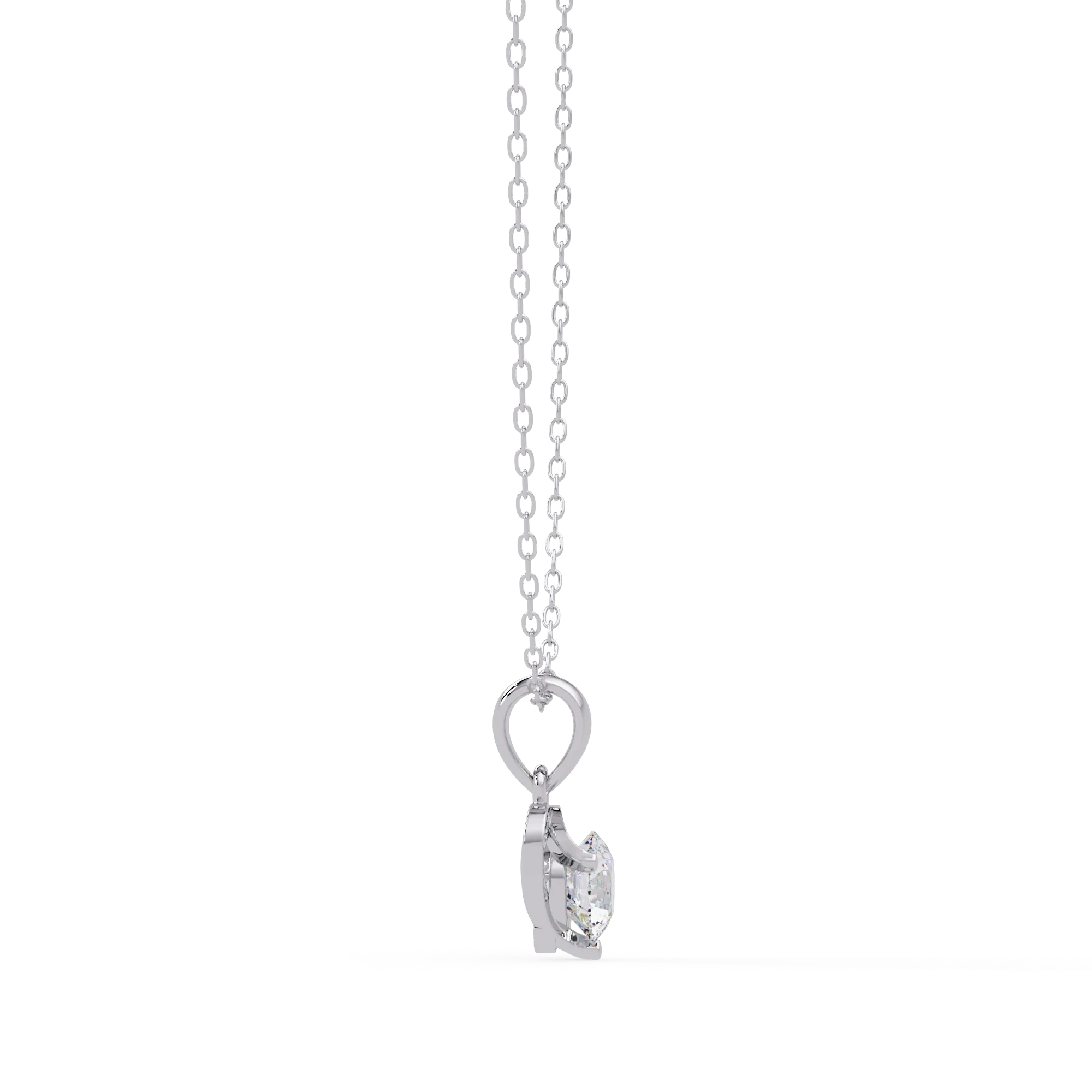 IGI Certified - 1.07 Ct. Lab Grown Diamond (VS/E-F) The Compassion Sparkle Heart Pendant