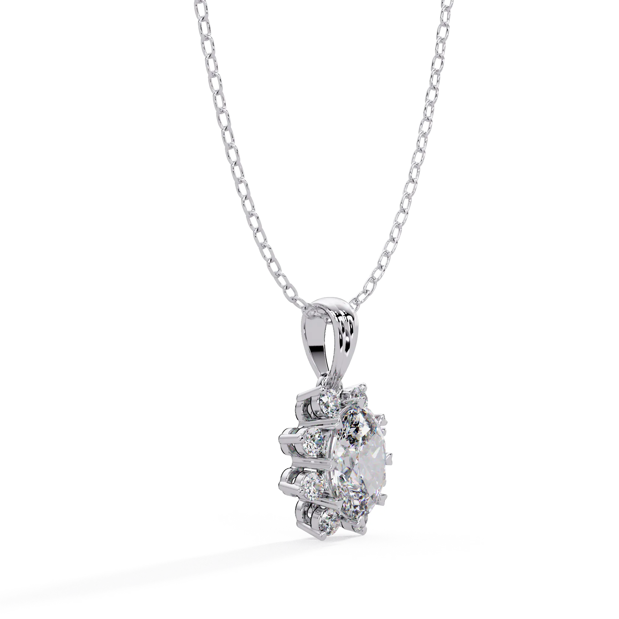 IGI Certified - 1.33 Ct. Lab Grown Diamond (VS/E-F) Timeless Oval Brilliance Pendant