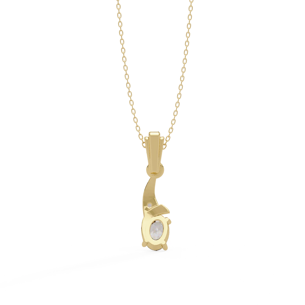 IGI Certified - 0.36 Ct. Lab Grown Diamond (VS/E-F) Waterfall Solitaire Diamond Pendant