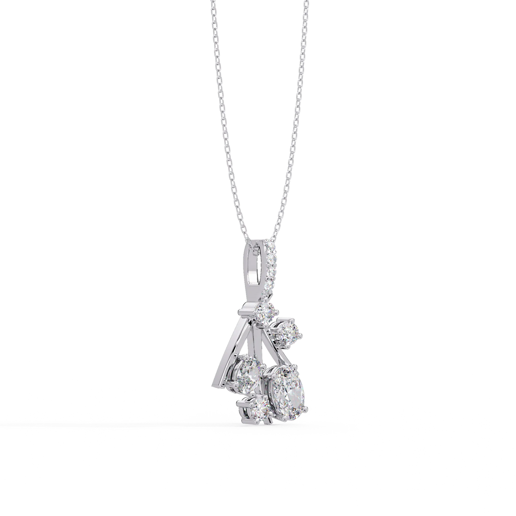 IGI Certified - 0.70 Ct. Lab Grown Diamond (VS/E-F) Scattered Stars Pendant