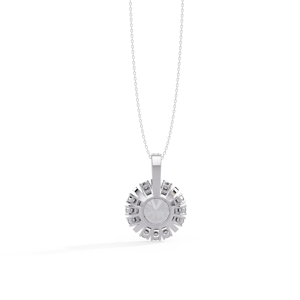 IGI Certified - 7 Ct. Lab Grown Diamond (VS/E-F) Radiant Crown Pendant