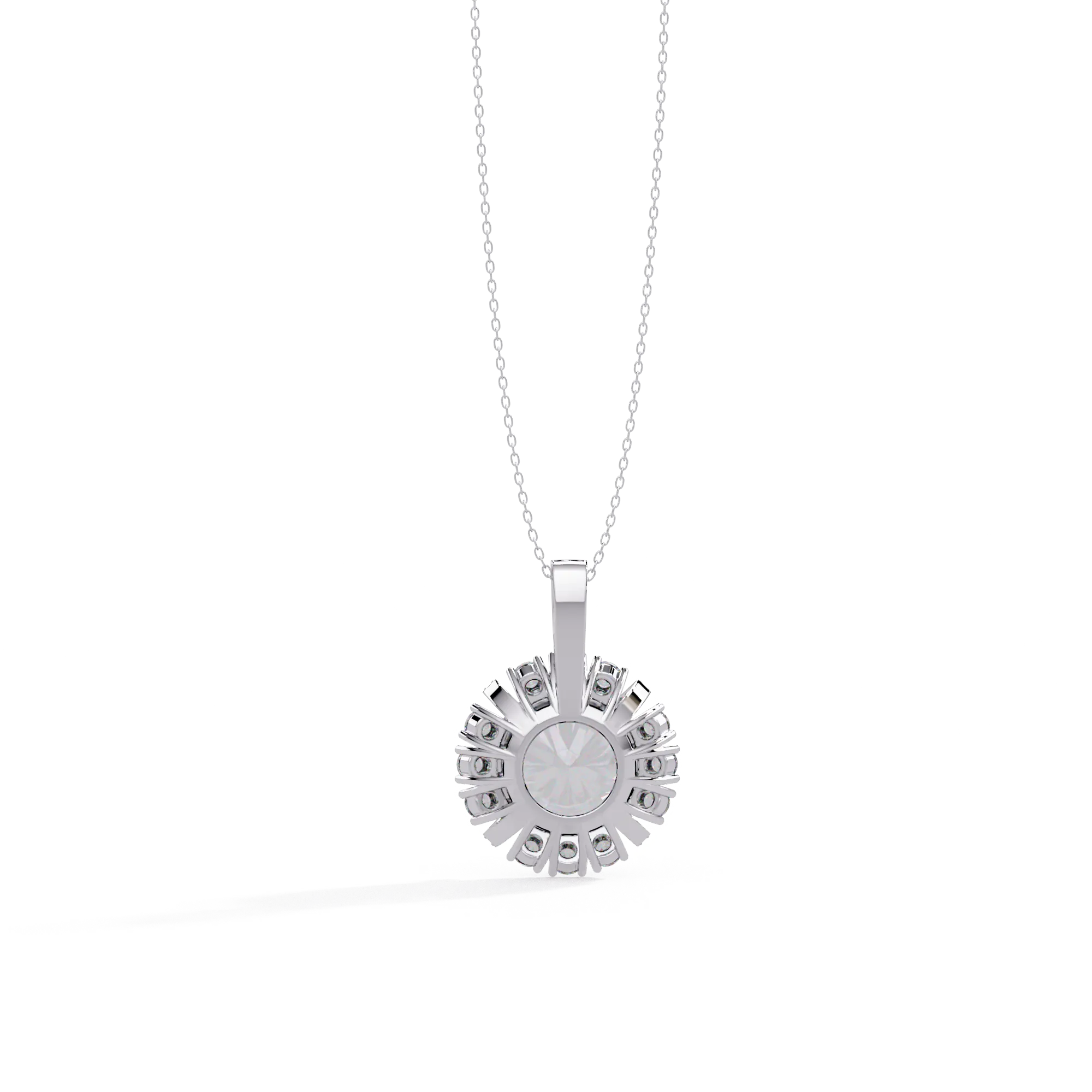 IGI Certified - 7 Ct. Lab Grown Diamond (VS/E-F) Radiant Crown Pendant