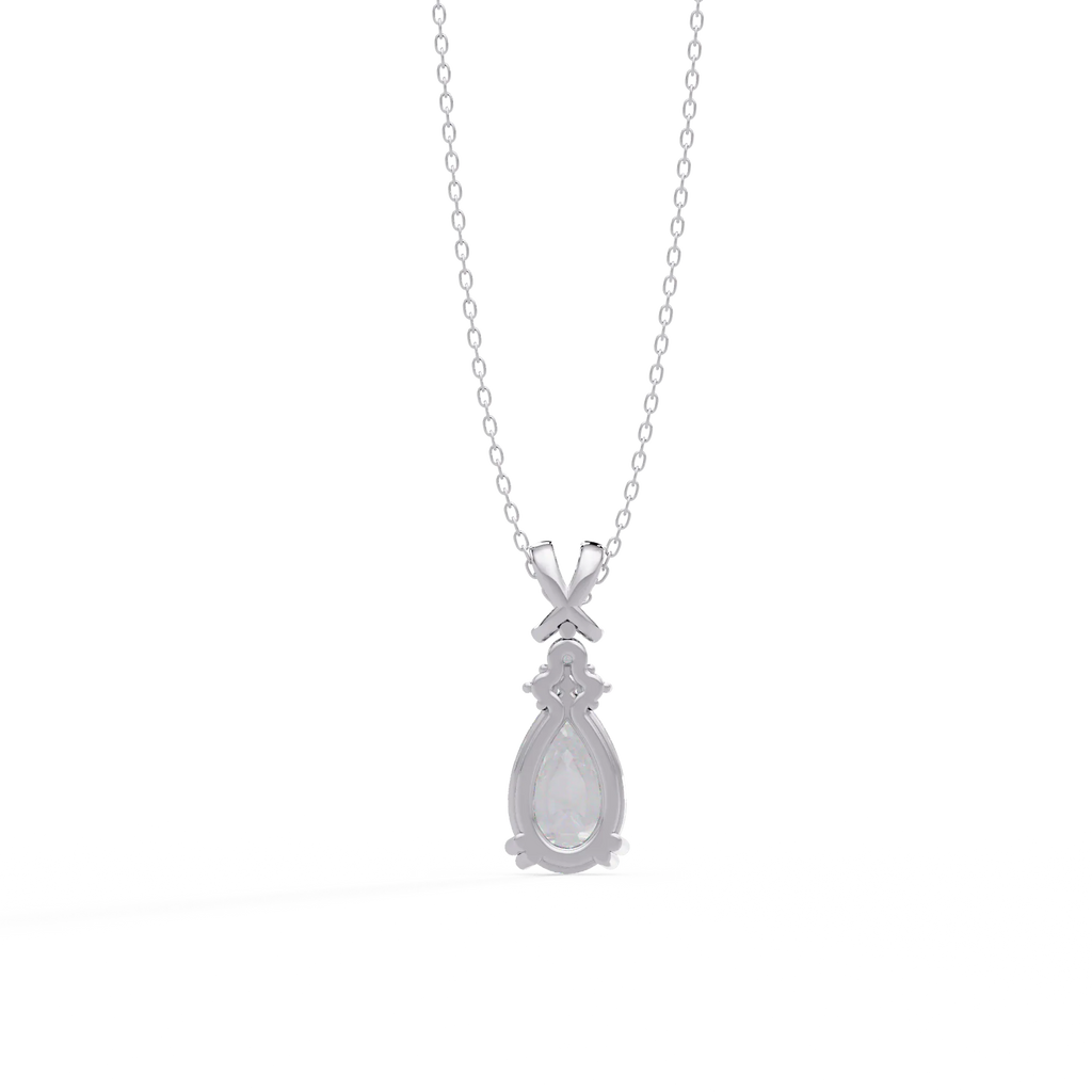 IGI Certified - 1.30 Ct. Lab Grown Diamond (VS/E-F) X Marks Elegance Pendant