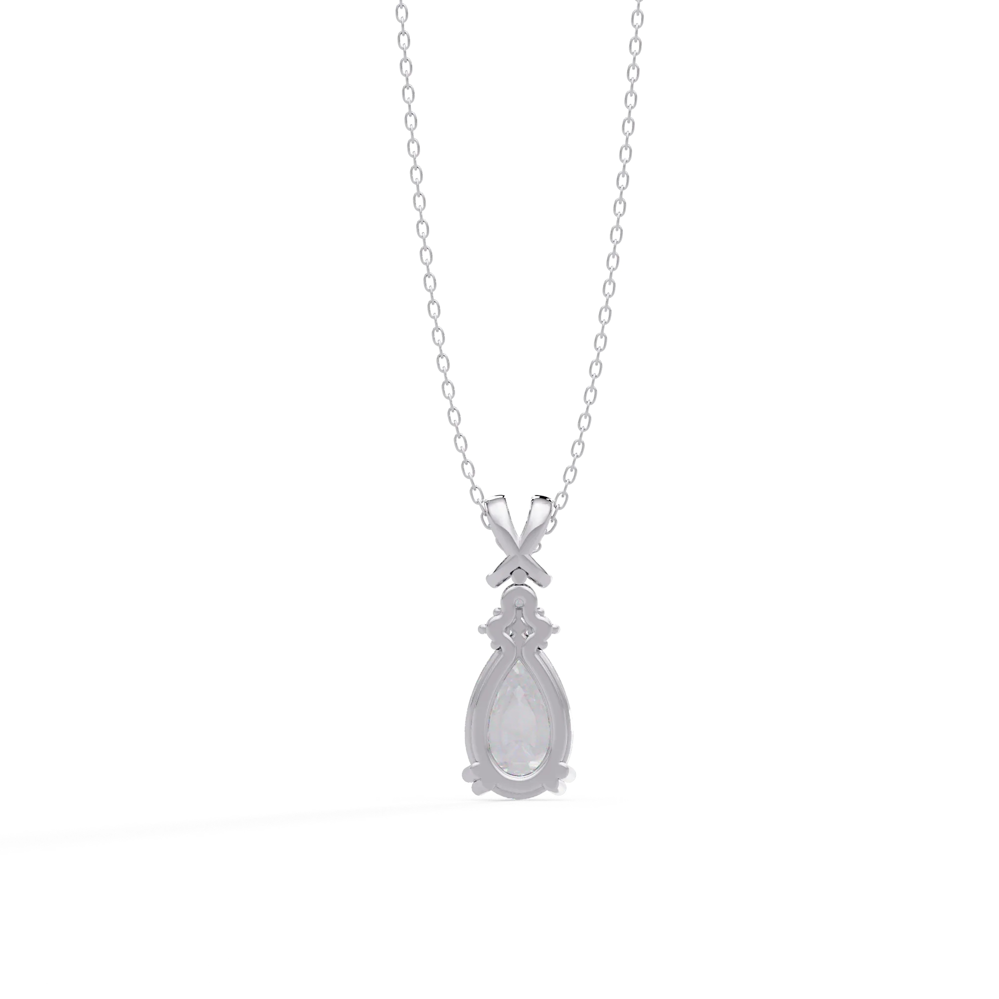 IGI Certified - 1.30 Ct. Lab Grown Diamond (VS/E-F) X Marks Elegance Pendant