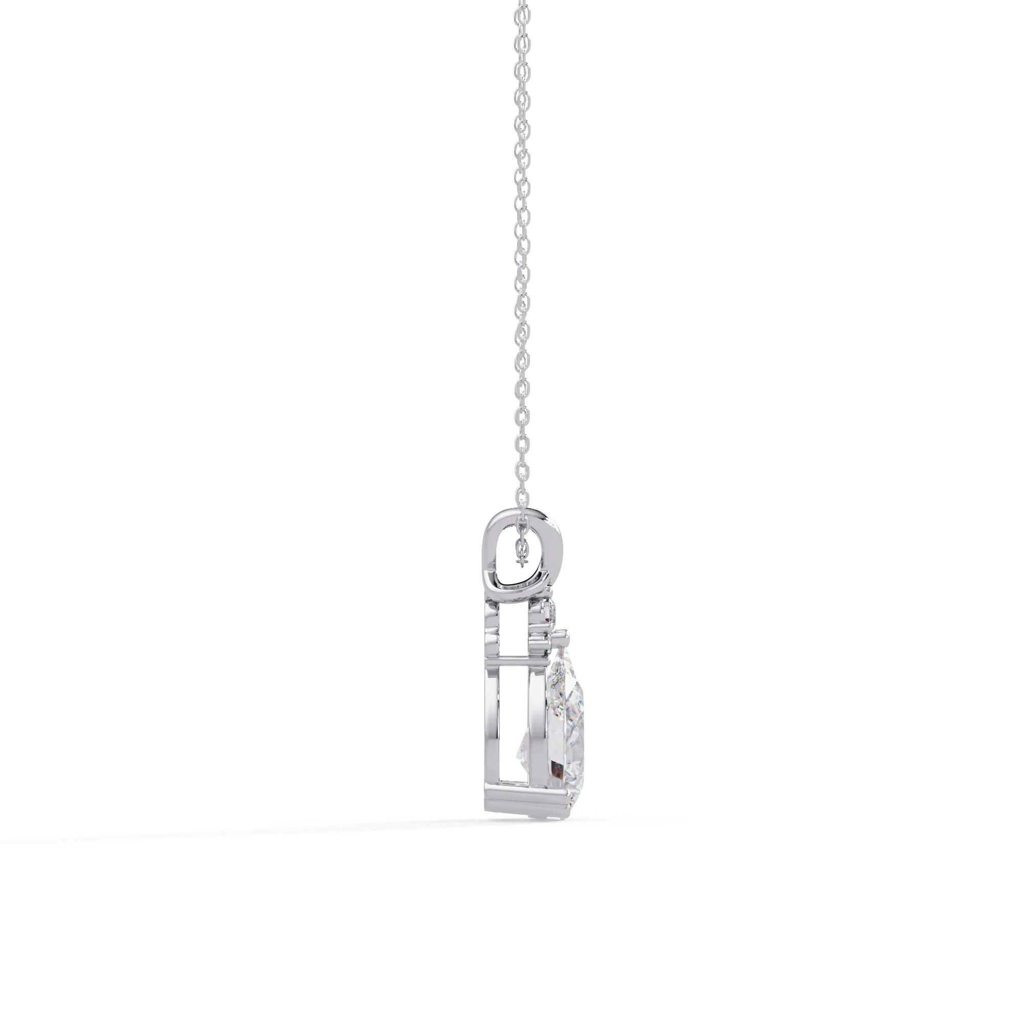 IGI Certified - 1.30 Ct. Lab Grown Diamond (VS/E-F) X Marks Elegance Pendant