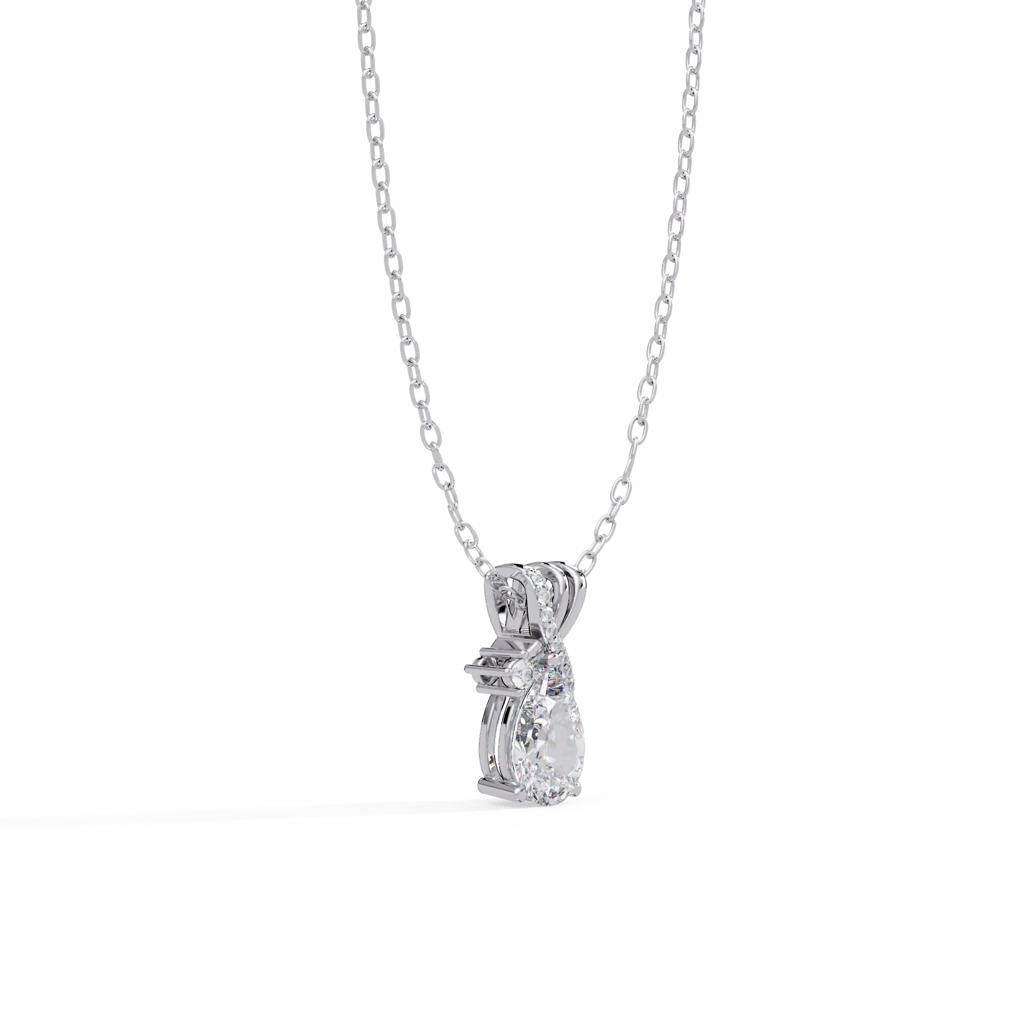 IGI Certified - 1.34 Ct. Lab Grown Diamond (VS/E-F) Vintage Glamour Pendant