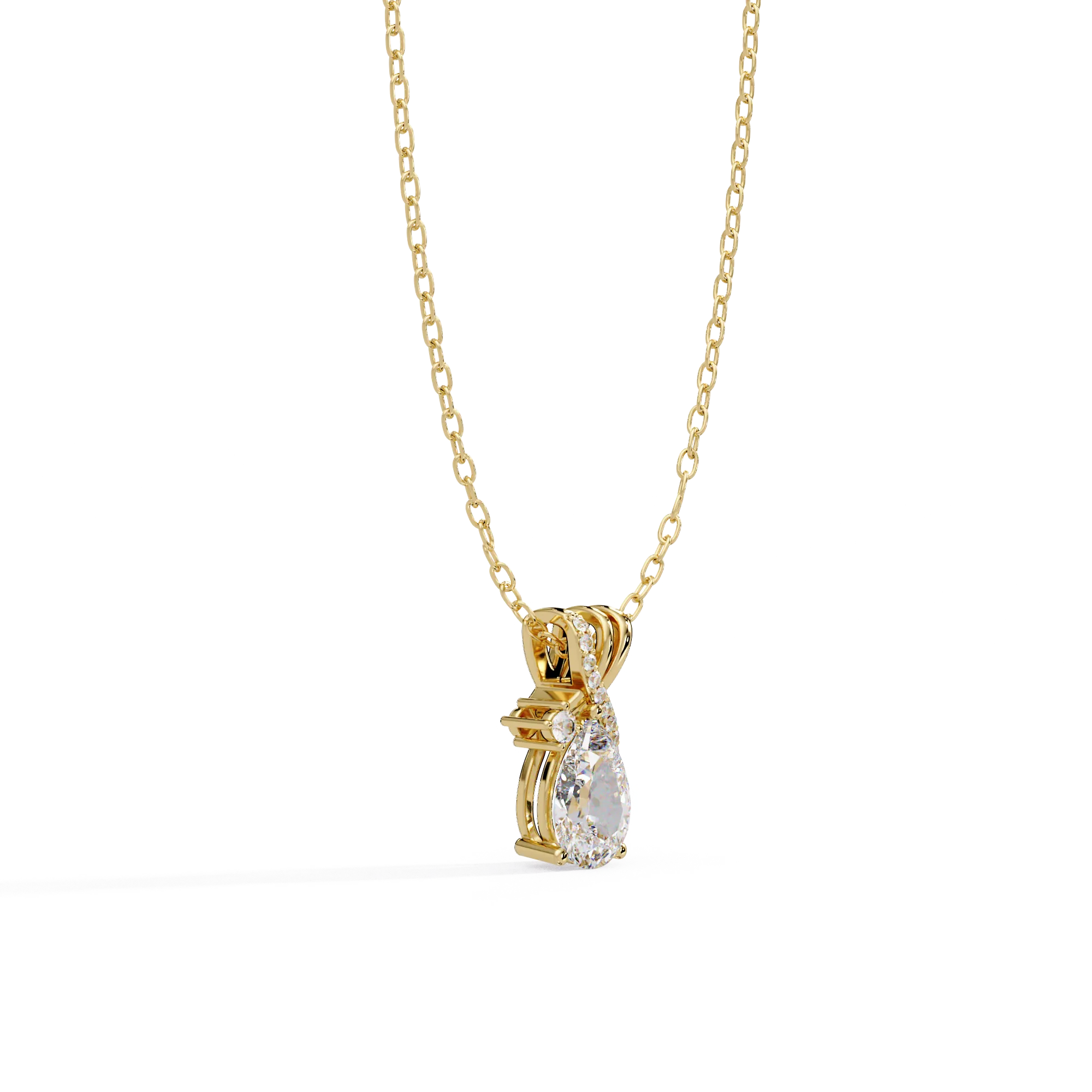 IGI Certified - 1.34 Ct. Lab Grown Diamond (VS/E-F) Vintage Glamour Pendant