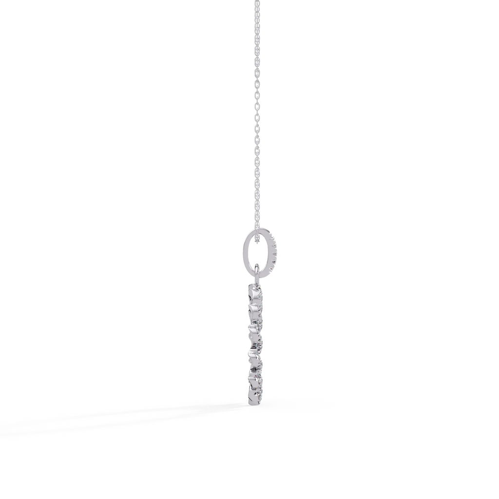 IGI Certified - 0.22 Ct. Lab Grown Diamond (VS/E-F) Twisted Eternal CirclePendant