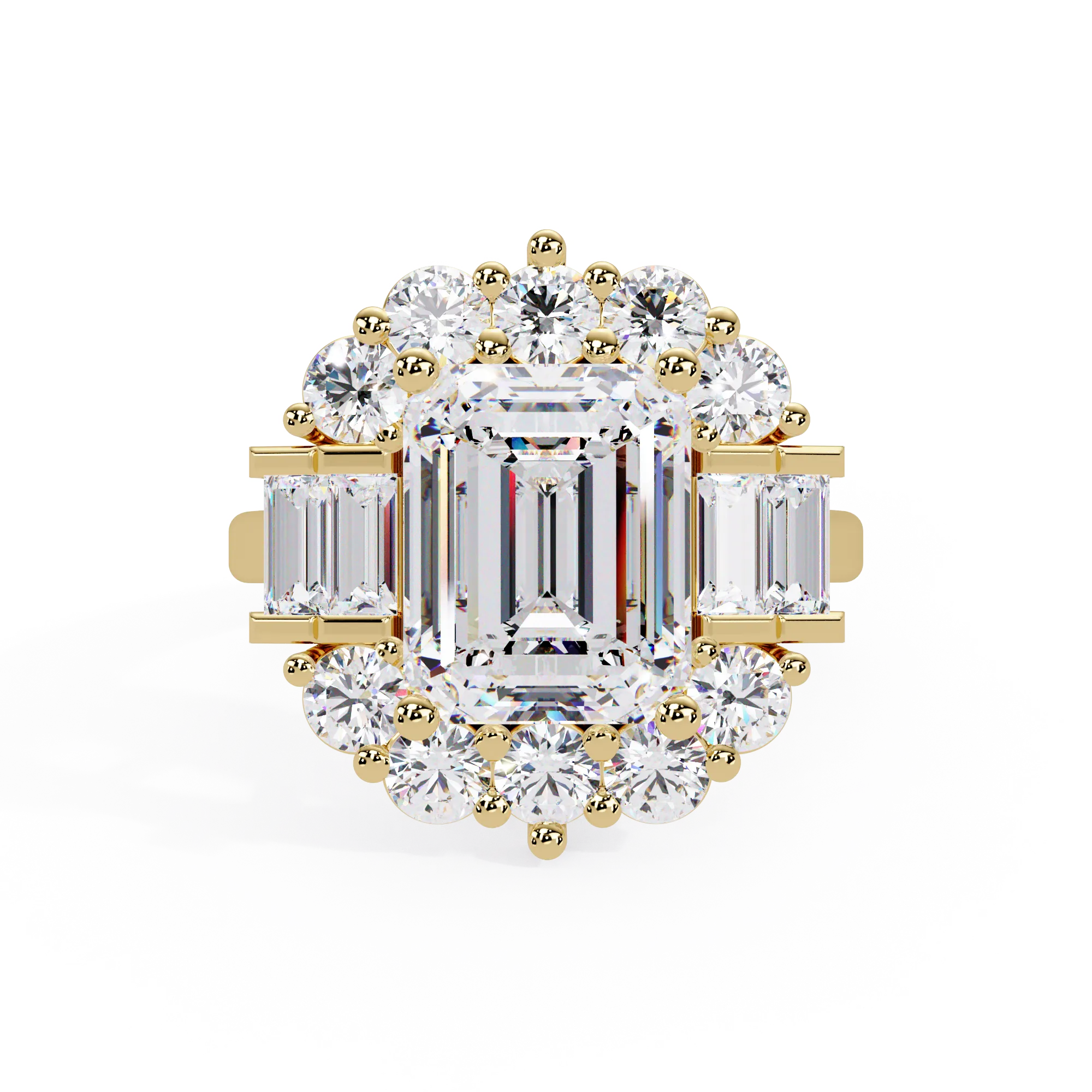 IGI Certified - 5 Ct. Lab Grown Diamond (VS/E-F) The "Imperial Radiance" Ring