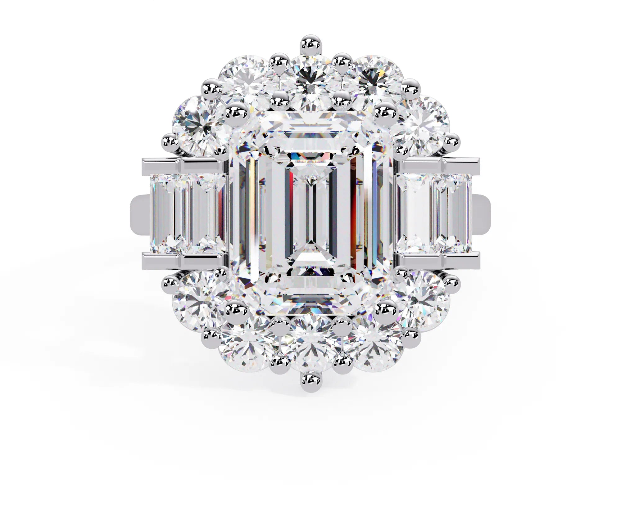 IGI Certified - 5 Ct. Lab Grown Diamond (VS/E-F) The "Imperial Radiance" Ring
