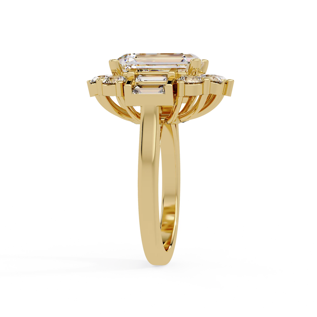 IGI Certified - 5 Ct. Lab Grown Diamond (VS/E-F) The "Imperial Radiance" Ring