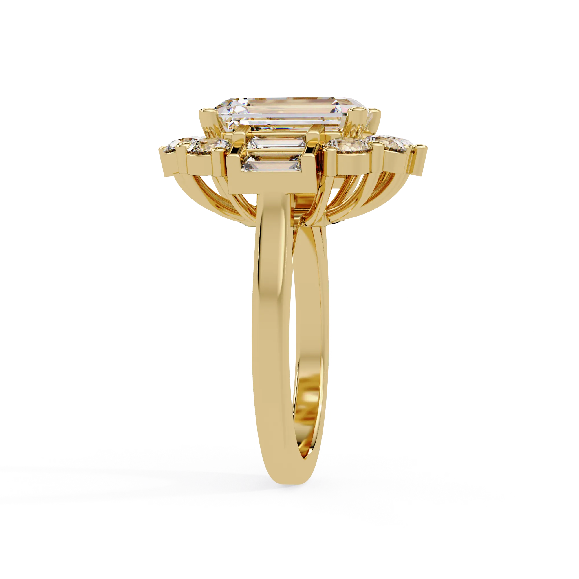 IGI Certified - 5 Ct. Lab Grown Diamond (VS/E-F) The "Imperial Radiance" Ring