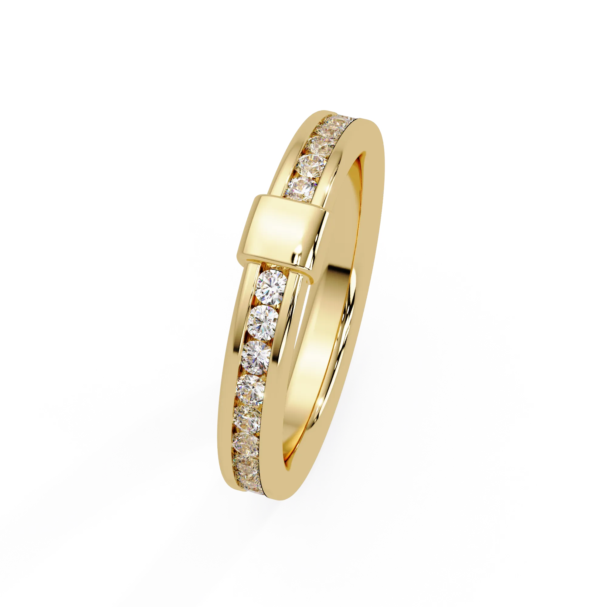 IGI Certified - 0.75 Ct. Lab Grown Diamond (VS/E-F) The "Infinity Nexus" Diamond Band Ring