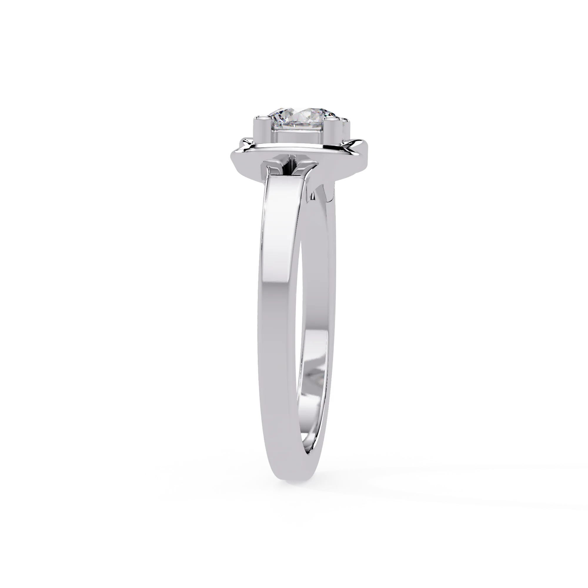 IGI Certified - 1/2 Ct. Lab Grown Diamond (VS/E-F) Eternal Knot Solitaire Ring