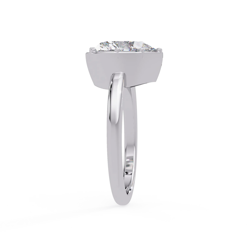 IGI Certified - 2.5 Ct. Lab Grown Diamond (VS/E-F) The "Eternal Heartbeat" Solitaire Ring