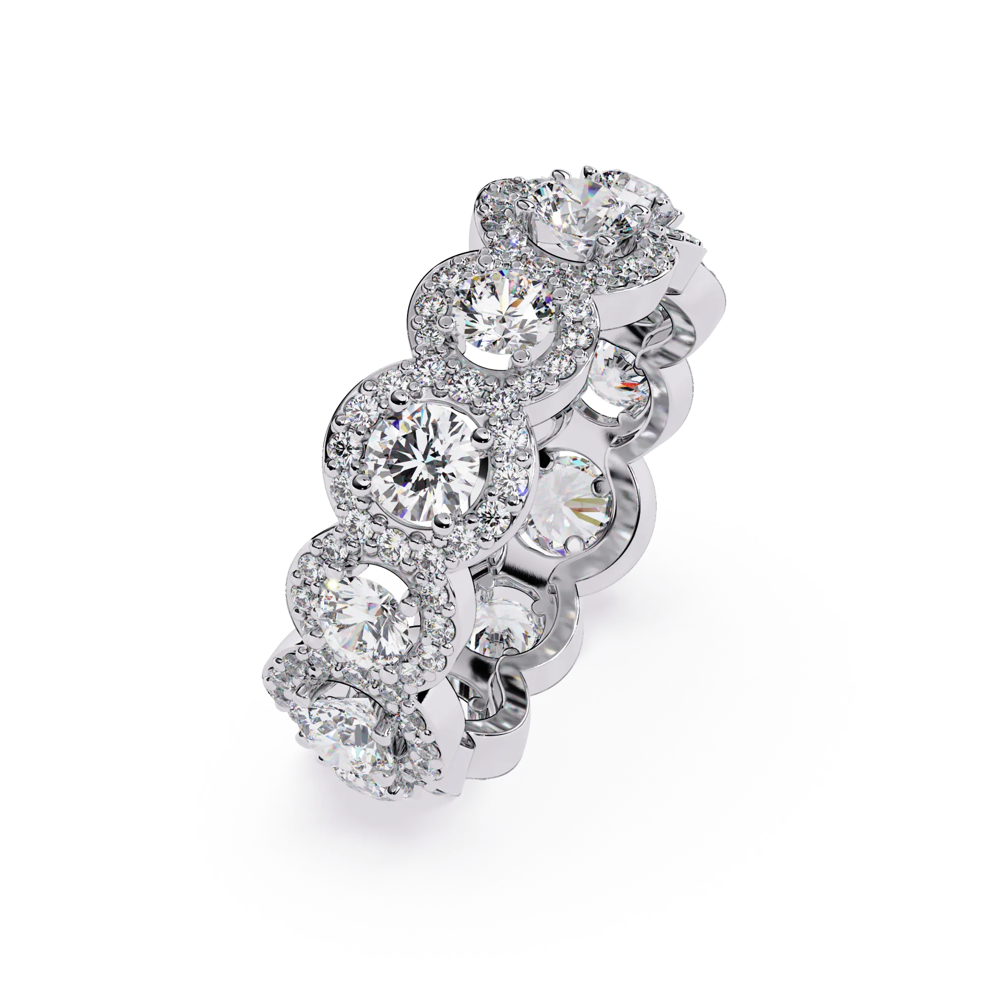 IGI Certified - 3 Ct. Lab Grown Diamond (VS/E-F) The "Everlasting Glow"  Ring