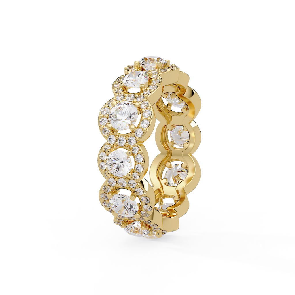 IGI Certified - 3 Ct. Lab Grown Diamond (VS/E-F) The "Everlasting Glow"  Ring