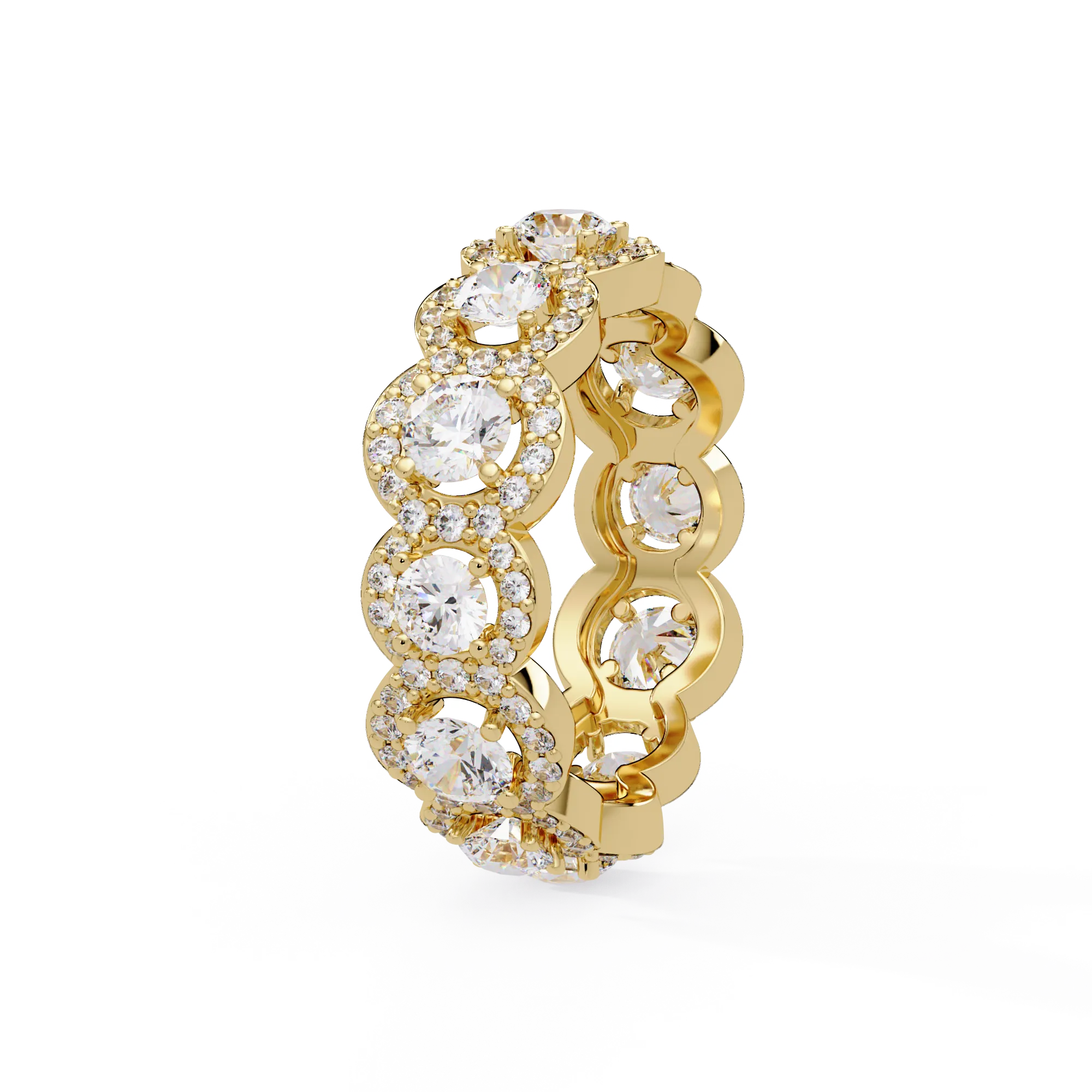 IGI Certified - 3 Ct. Lab Grown Diamond (VS/E-F) The "Everlasting Glow"  Ring