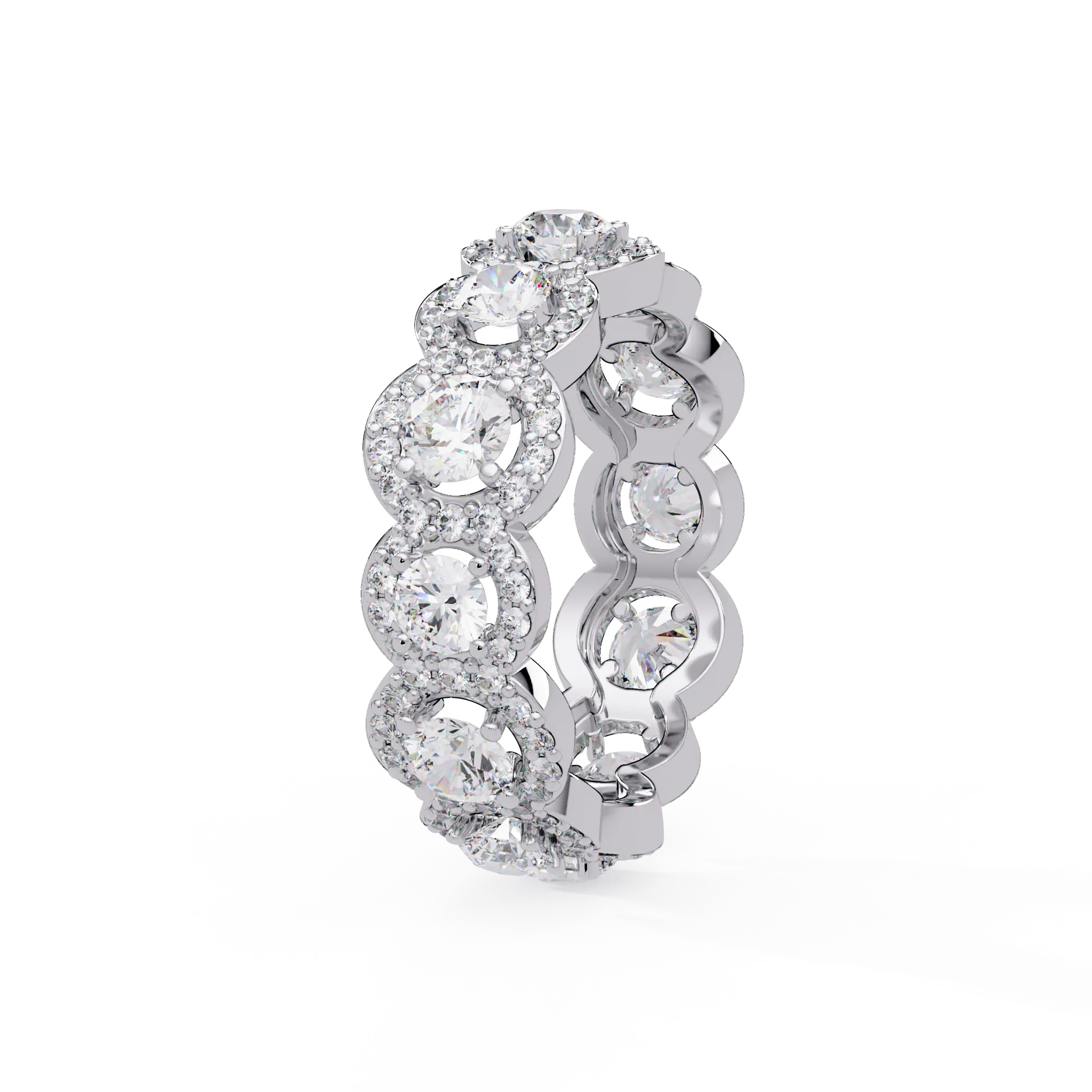 IGI Certified - 3 Ct. Lab Grown Diamond (VS/E-F) The "Everlasting Glow"  Ring