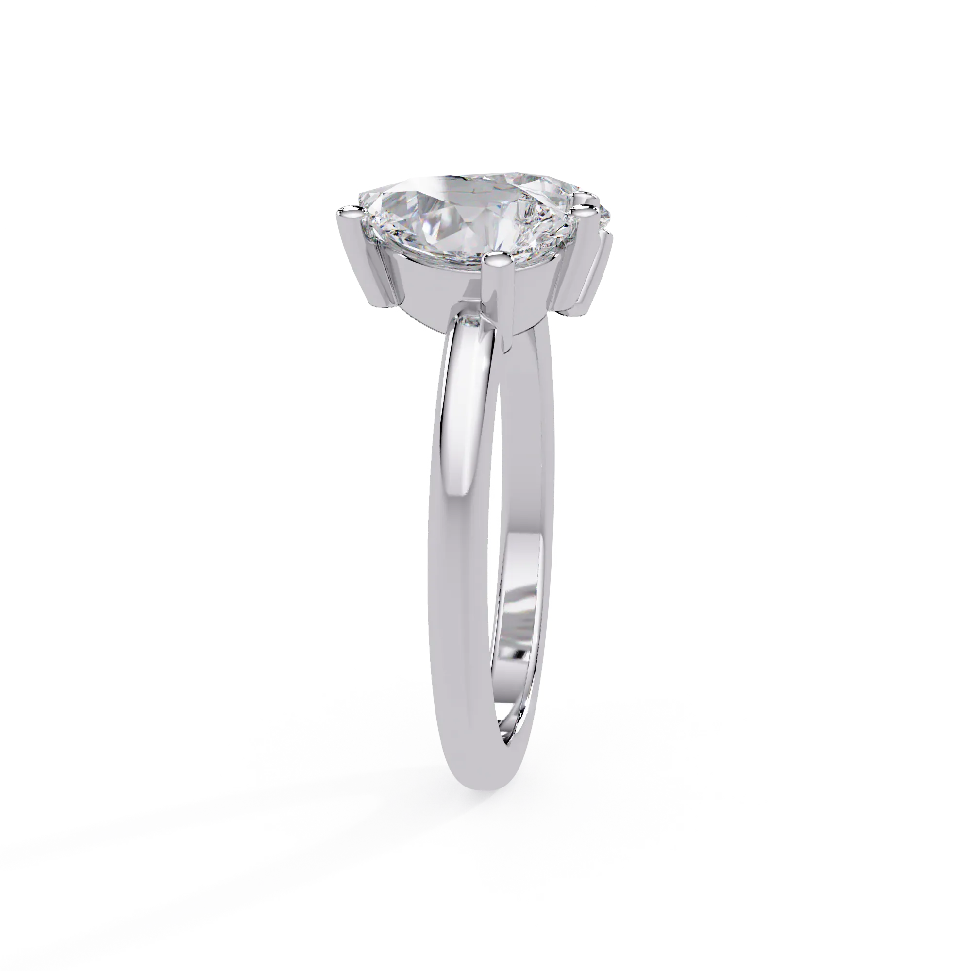 IGI Certified - 2.5 Ct. Lab Grown Diamond (VS/E-F) "Toi et Moi" Bypass Ring