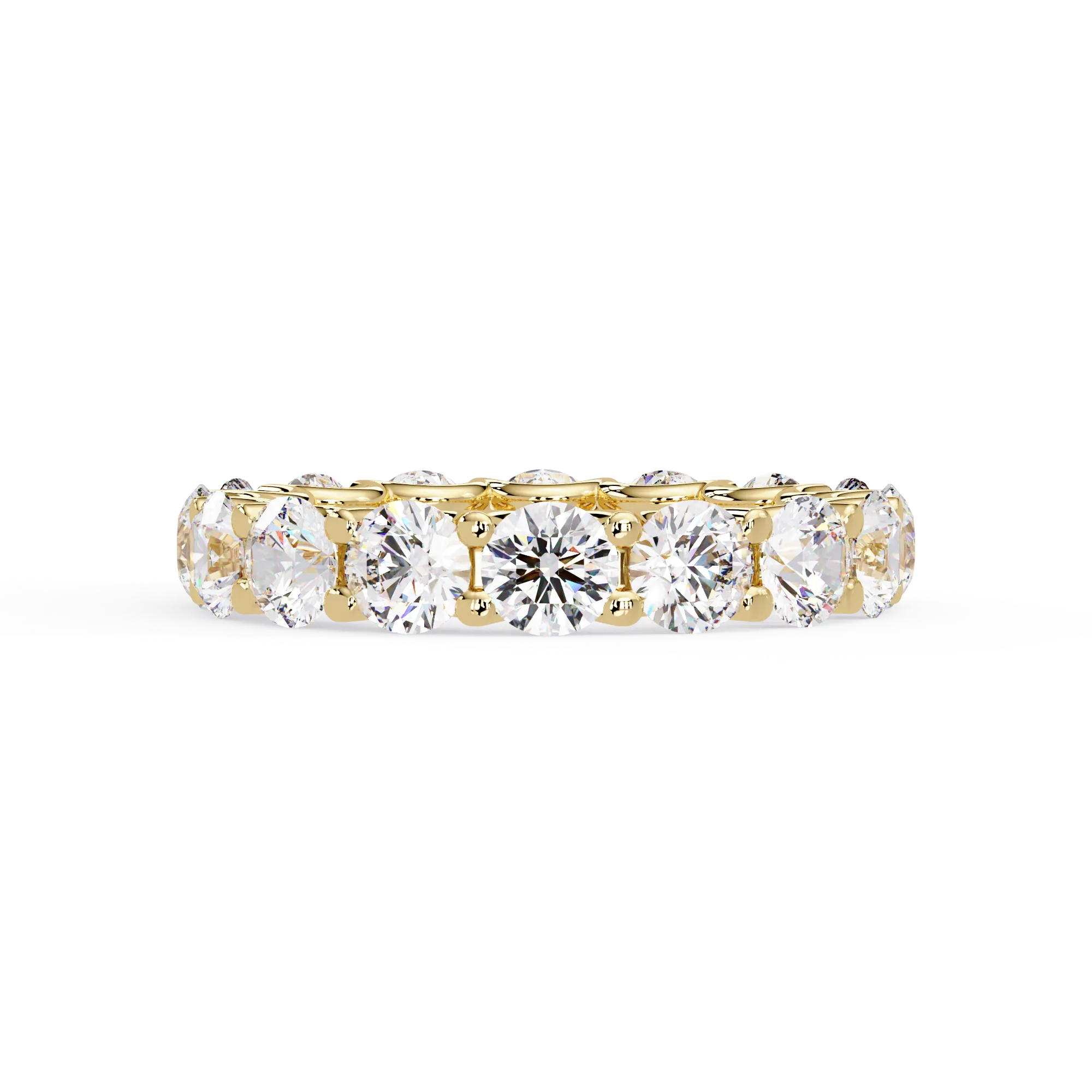 IGI Certified - 4 Ct. Lab Grown Diamond (VS/E-F) The Infinite Love Round Diamond Wedding Band Ring