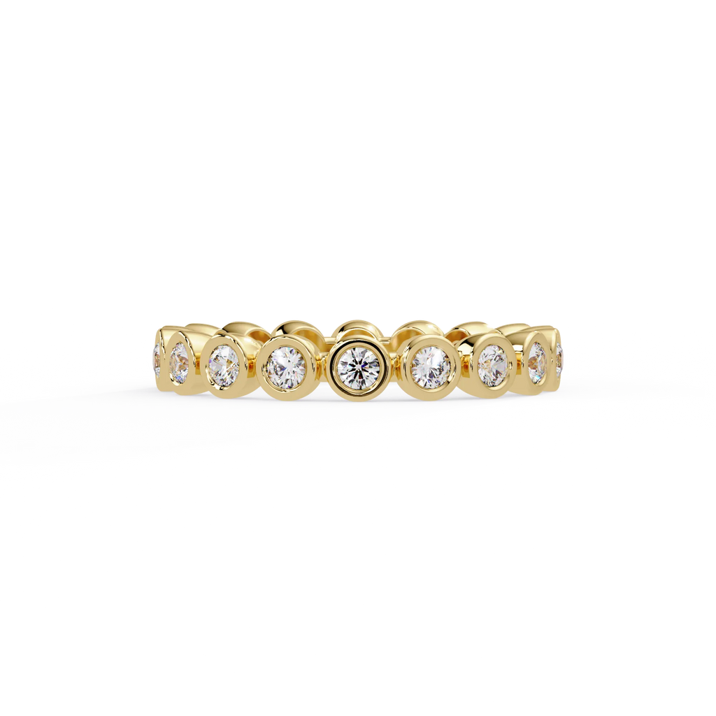 IGI Certified - 1/2 Ct. Lab Grown Diamond (VS/E-F) Everlasting Radiance Bezel Eternity Ring