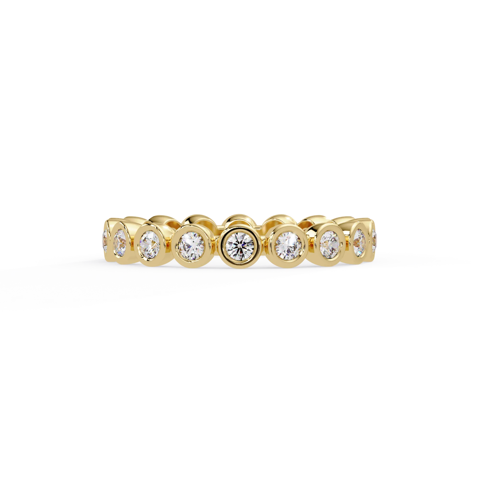 IGI Certified - 1/2 Ct. Lab Grown Diamond (VS/E-F) Everlasting Radiance Bezel Eternity Ring