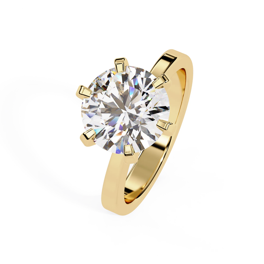 IGI Certified - 3.75 Ct. Lab Grown Diamond (VS/E-F) The Promise Six-Prong Ring