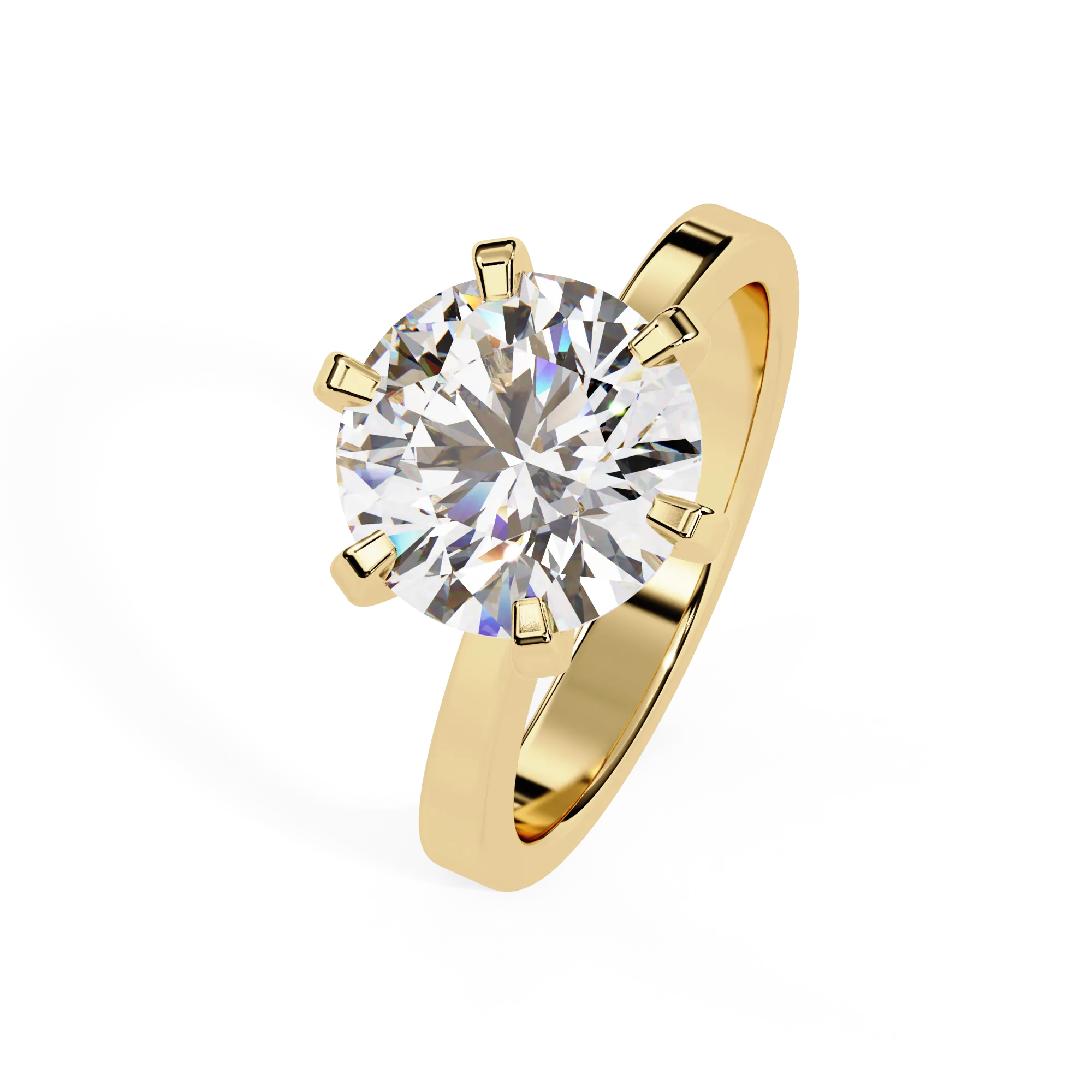 IGI Certified - 3.75 Ct. Lab Grown Diamond (VS/E-F) The Promise Six-Prong Ring