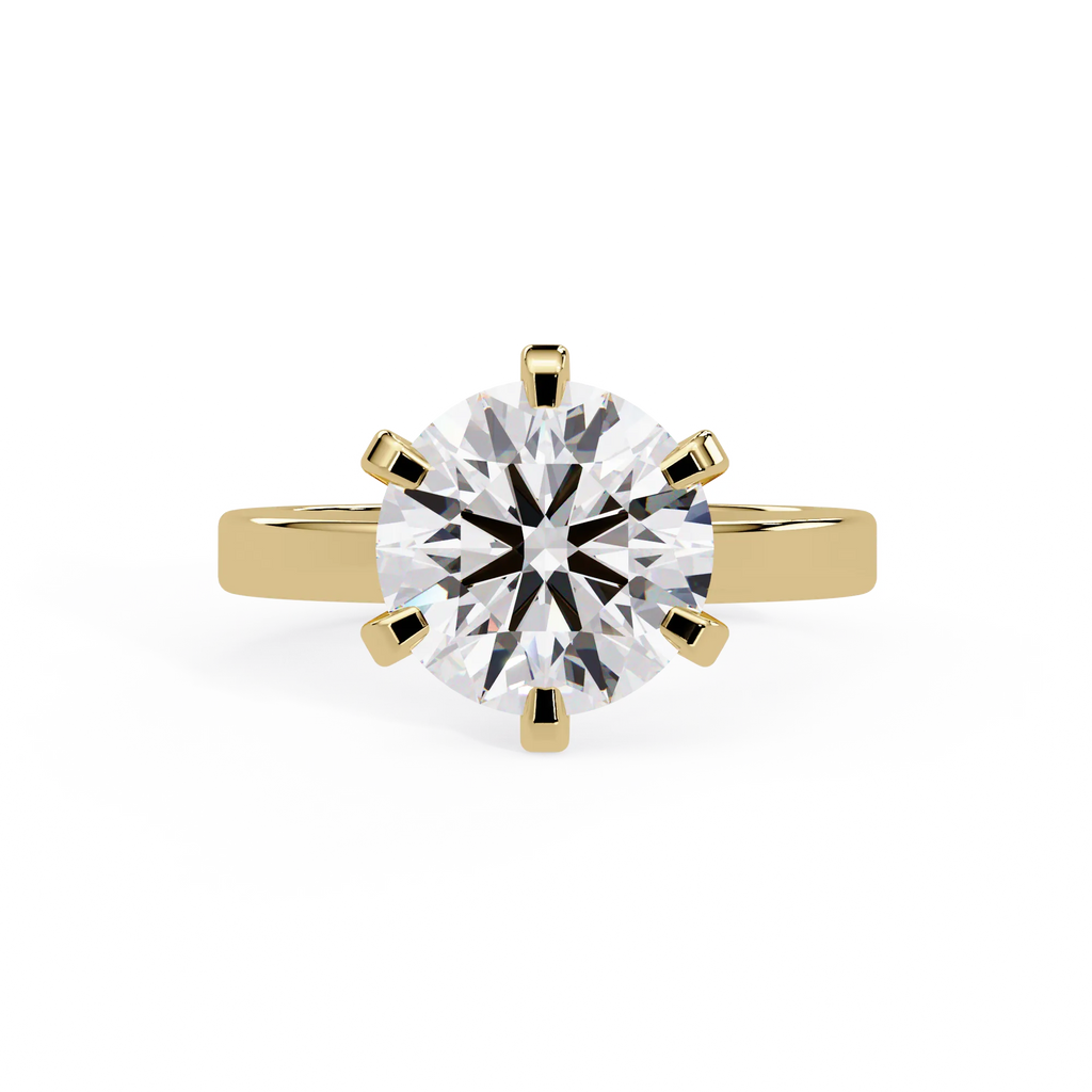 IGI Certified - 3.75 Ct. Lab Grown Diamond (VS/E-F) The Promise Six-Prong Ring