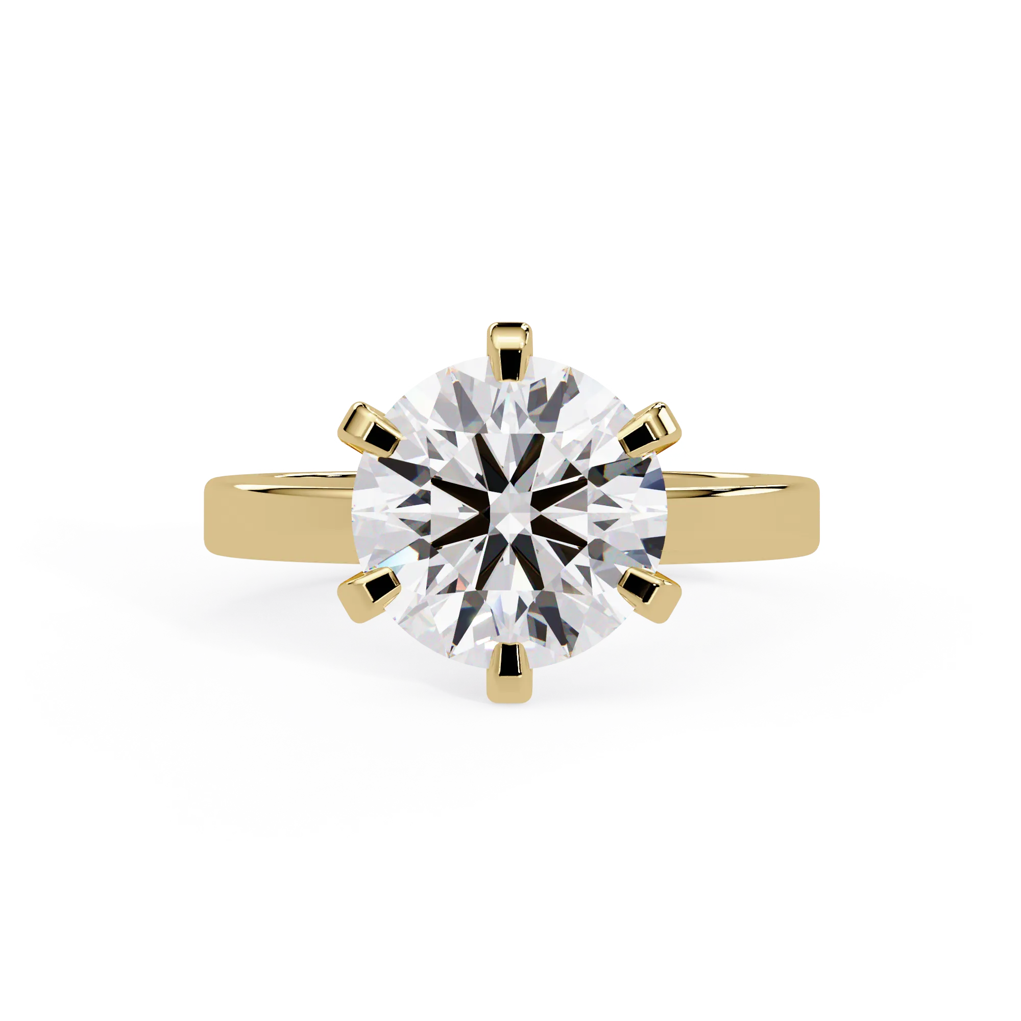 IGI Certified - 3.75 Ct. Lab Grown Diamond (VS/E-F) The Promise Six-Prong Ring