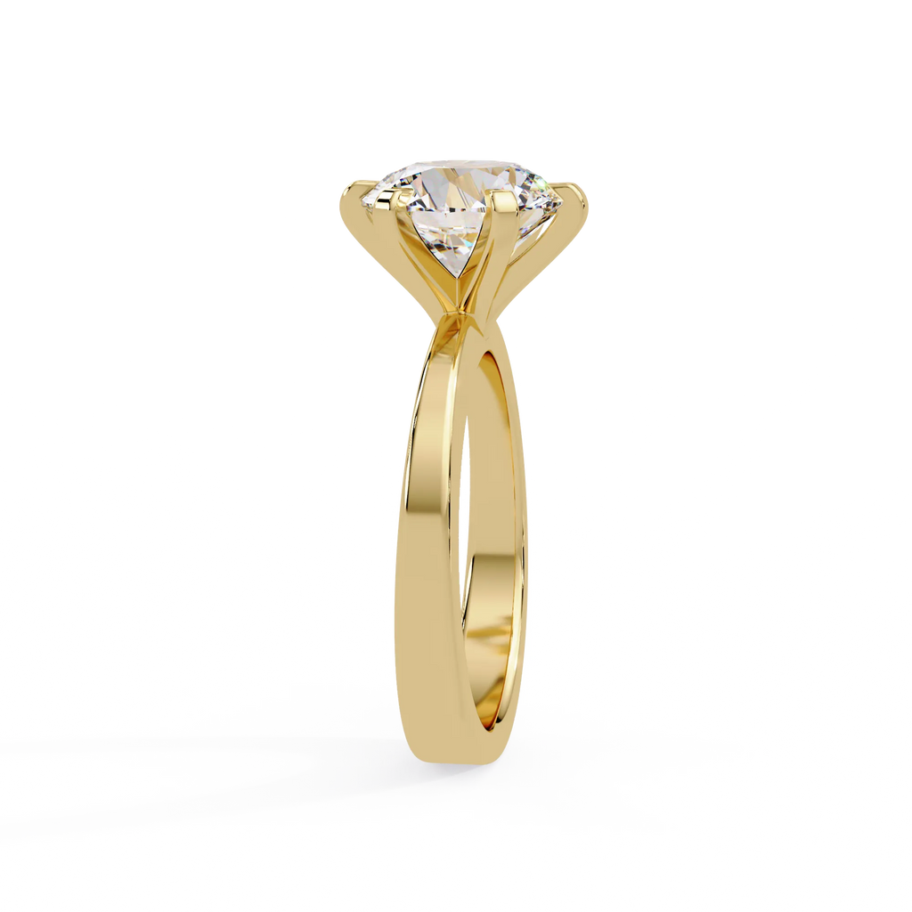 IGI Certified - 3.75 Ct. Lab Grown Diamond (VS/E-F) The Promise Six-Prong Ring
