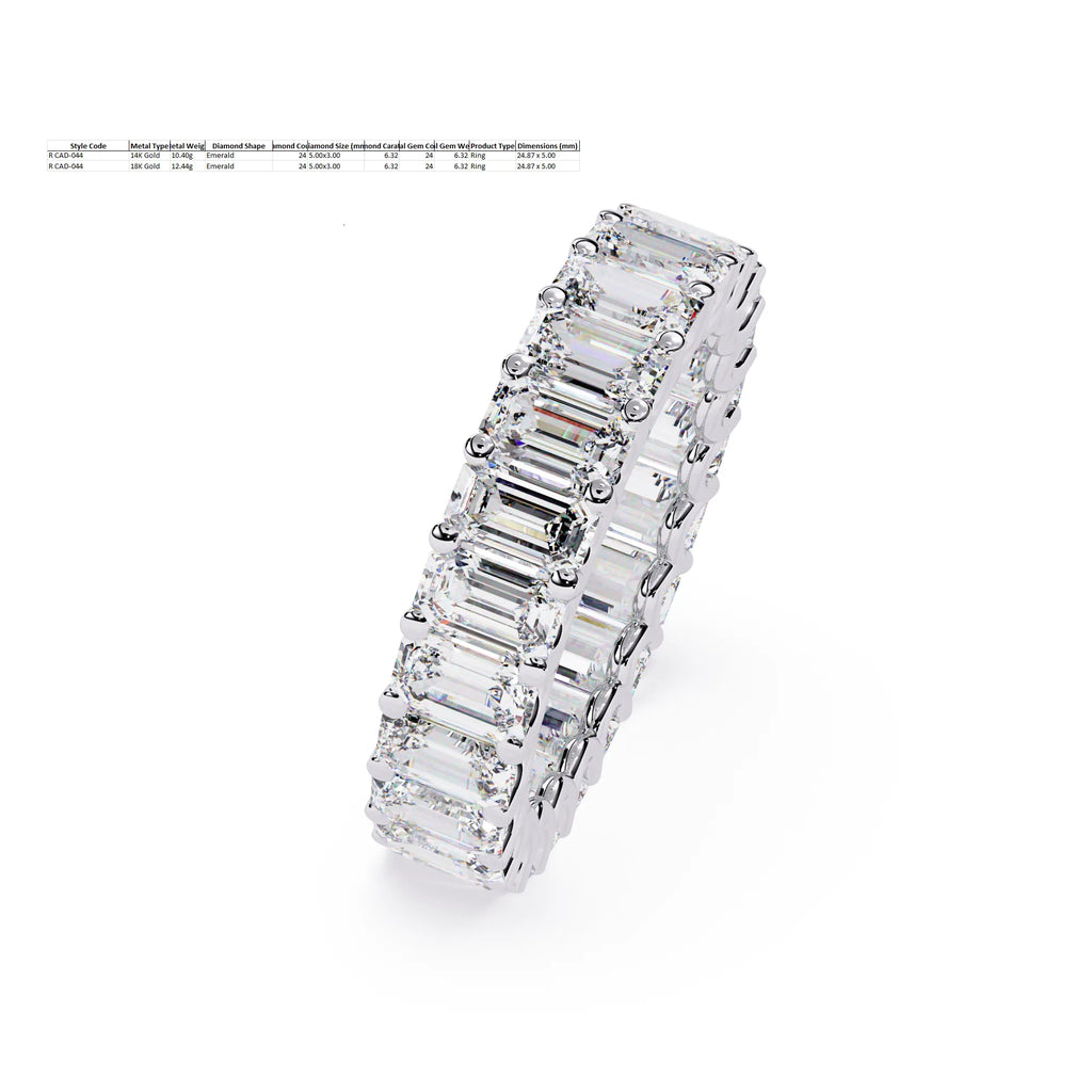 IGI Certified - 6.25 Ct. Lab Grown Diamond (VS/E-F) The Ring Of Legacy of Light Ring